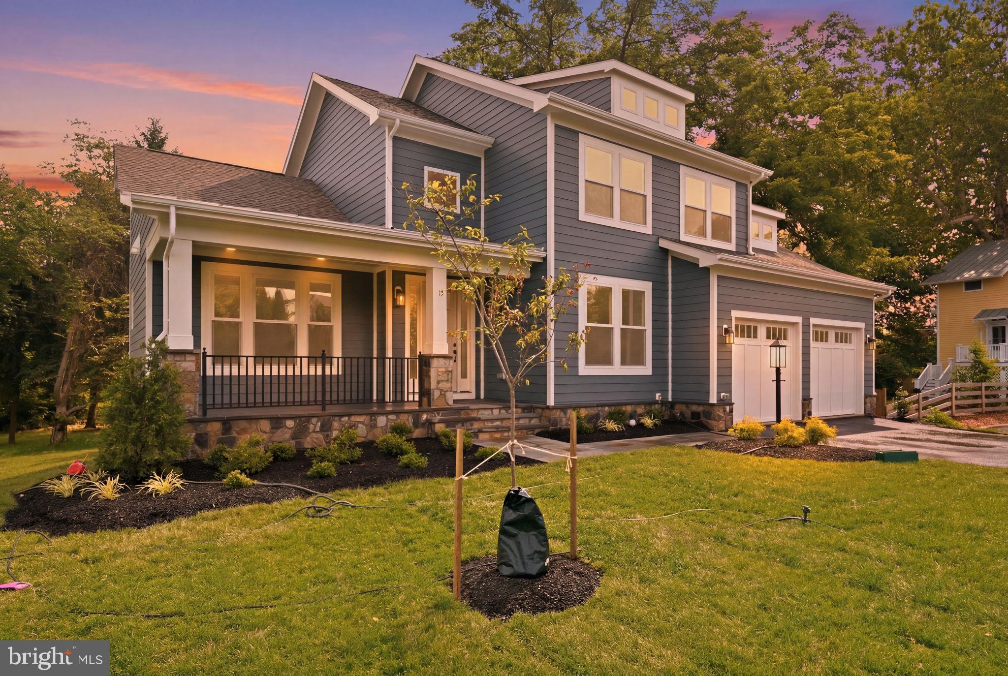 New Construction, Custom Home, Old Town Warrenton. Move in ready! Main level living with 2 bedrooms on the main level and 2 bedrooms upstairs (4.5 baths). Walk to Main Street or Farmers Market in 5 minutes. Custom finishes include, Hardie Siding, Anderson Windows, 50 year shingles, custom cabitets/quartz counters, up to 13' vaulted areas, sun room, tree deck, custom tile, wood flooring, wet bar. Turn Key, move in ready July 2026!