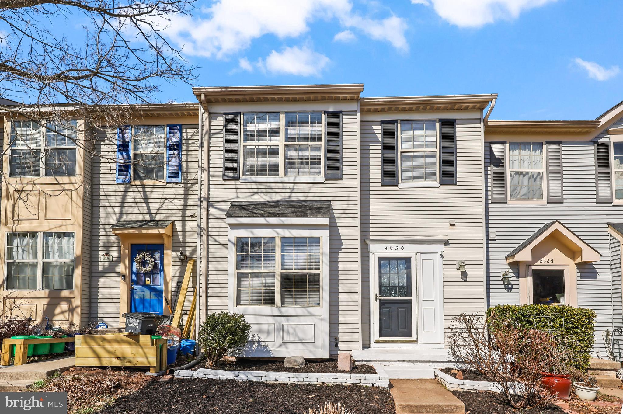 Spacious 3-level 3 bedroom 3.5 bathroom townhome nestled mid-way between Centreville and Historic downtown Manassas just off Rt 28 close to restaurants and shopping, Bright and spacious, the main level has new wood flooring, a large living/dining room, eat-in kitchen and half bath. The upper level has wood floors with the primary bedroom with full bathroom. Two more bedrooms and another full bathroom finish off the upper level. On the lower level with carpet a full bathroom with a walk-in shower, an office, family room with wood burning fireplace and a den and laundry room and walk out basement. 2 assigned parking spaces right out front. Updated kitchen and bathrooms, freshly painted, new light fixtures and ceiling fans, private backyard with views of Bull Run Creek, Hot water heater 2024, HVAC 2016, roof replaced 2017.  freshly painted deck and Fenced in backyard, plenty of guest parking. Community events like the Manassas City Farmer's Market and exciting festivals throughout the year, including a dazzling fireworks display for the 4th of July and live music every week during the summer months. Situated as an end unit backing onto a belt of trees, this home offers privacy year-round. The neighborhood features a community playground.
Great commuter location with easy access to the VRE, Route 28, 29 & 66. Convenient to plenty of shopping, restaurants, grocery stores, and the Manassas Town Center. Close to Manassas National Battlefield Park, offering 40+ miles of hiking trails.