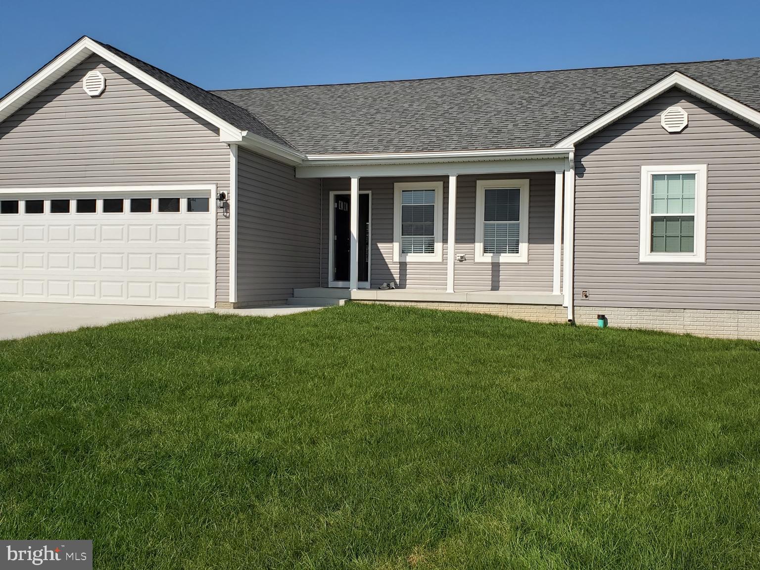 NEW HOME! FOR RENT!  Located in the Prentiss Point Single Family Community within the city of Martinsburg, this BRAND NEW townhome offers 1-level living, and a large unfinished basement.  3 BR/ 2 Full, with 2 car garage with EV charging station within. Laminate LVP flooring throughout the main level.  36" doorways throughout the home.  Upgraded kitchen with eat-in dining,  island, upgraded cabinets, pantry, and stainless steel appliances.  The master bedroom features a private bath with a large walking shower.  Two additional bedrooms, a full hall bath, and laundry on the bedroom level just outside the bedroom doors!  Excellent location with easy access to routes 340, 11, and 81.  Close to shopping and restaurants. Brand new washer and dryer included.  Applicant(s) must complete an application that will include credit, criminal, and eviction background checks.  Pets are allowed with restrictions.  No Smoking. Security deposit and first full-month rent due upon lease signing.