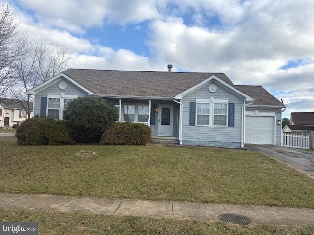 3 bedroom, 2 bath 1 car garage Rancher in sought after Crosswinds S/D. SS appliances, LVP flooring throughout, Lg. Primary bedroom with walk-in closet and full bath with dual vanities. Full unfinished basement and fenced yard. Available immediately… Schedule a tour today!!!