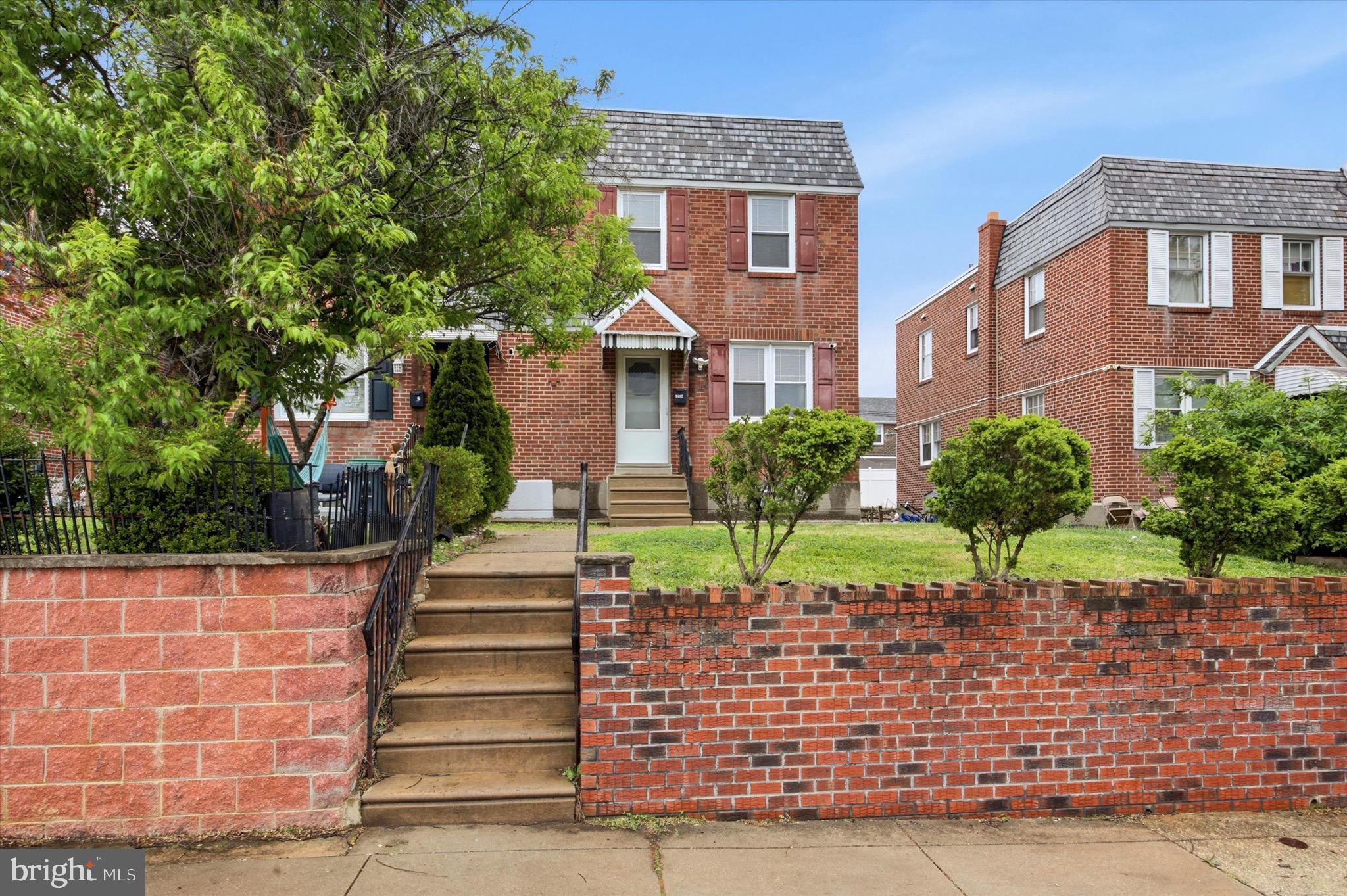 Welcome to this stunning, move-in-ready 3-bedroom, 1.5-bathroom twin home nestled in the heart of the desirable Rhawnhurst section of Northeast Philadelphia. This home has been recently updated and  move-in condition. Brand new, waterproof luxury vinyl flooring installed throughout the entire house, fresh painting. Bright living room, dining room with new flooring. Well-maintained kitchen with custom breakfast bar, lots of cabinet storage and counter space. Finished Basement with new waterproof vinyl flooring, offering extra space for a family room, gym, or home office, complete with a convenient half-bath. The backyard features a lovely, high-quality deck, ideal for BBQs, entertaining, and outdoor relaxation. One-car attached garage and a private driveway.  Roof was coated in August 2025, Central Air heating system.  This home is situated on a quiet, friendly block, yet is just minutes away from local restaurants, shopping centers, Northeast High School, and easy access to public transportation. Don't miss the opportunity to own this beautiful home. Schedule your showing today!