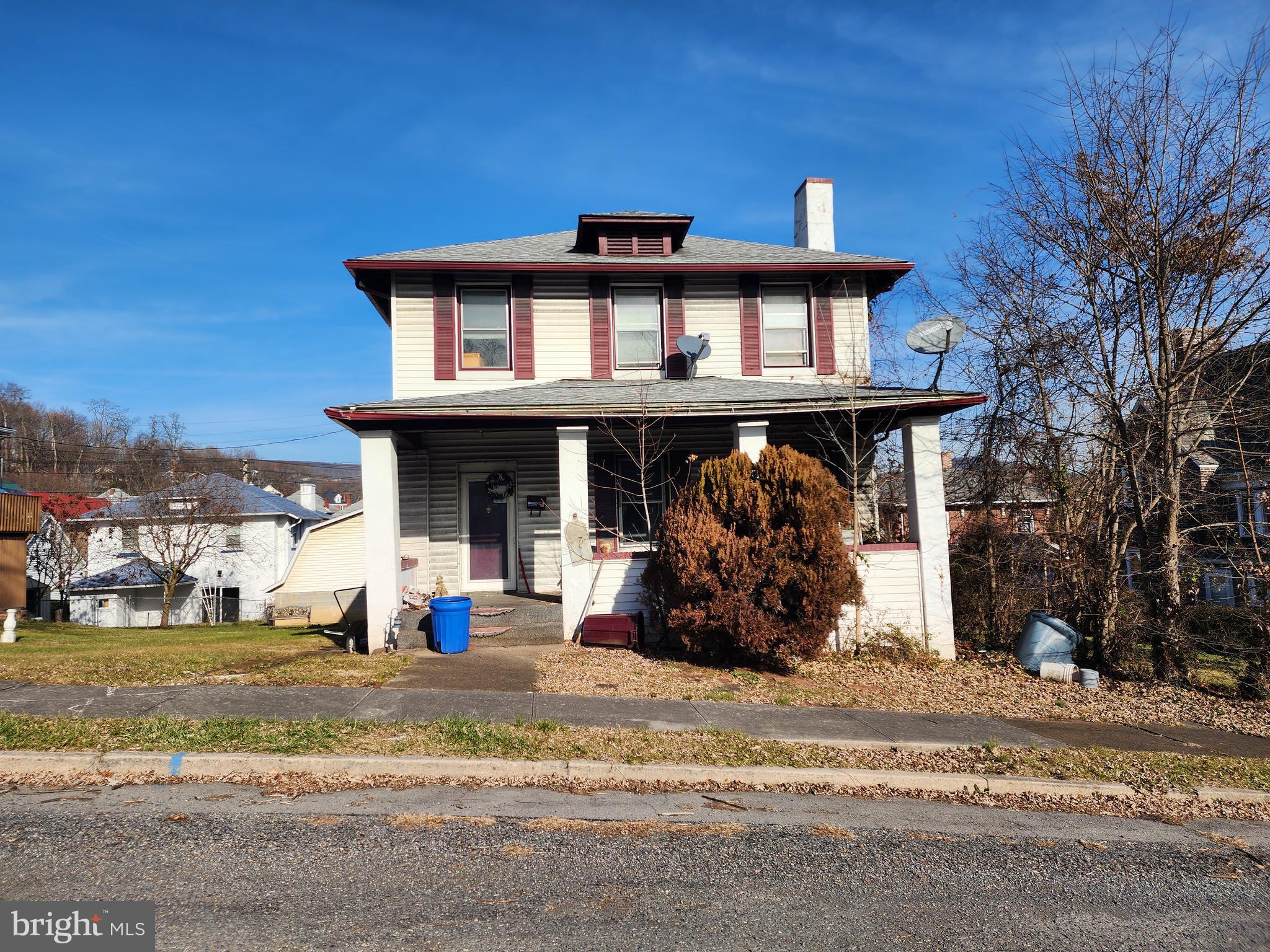 ONLINE AUCTION: Bidding begins 2/16 @ 10:00 AM. Bidding ends 2/20 @ 12:00 PM. List Price is Suggested Opening Bid. 2 Story Detached Home located in Cumberland, Maryland within Allegany County. Residents can enjoy the nearby attractions such as Cumberland Shopping Center, Western Maryland Scenic Railroad, Wills Mountain State Park, & UPMC Wester Maryland Hospital. Easy Access to Major Traffic Artery Route 68. Property is Vacant. Deposit: $5,000.