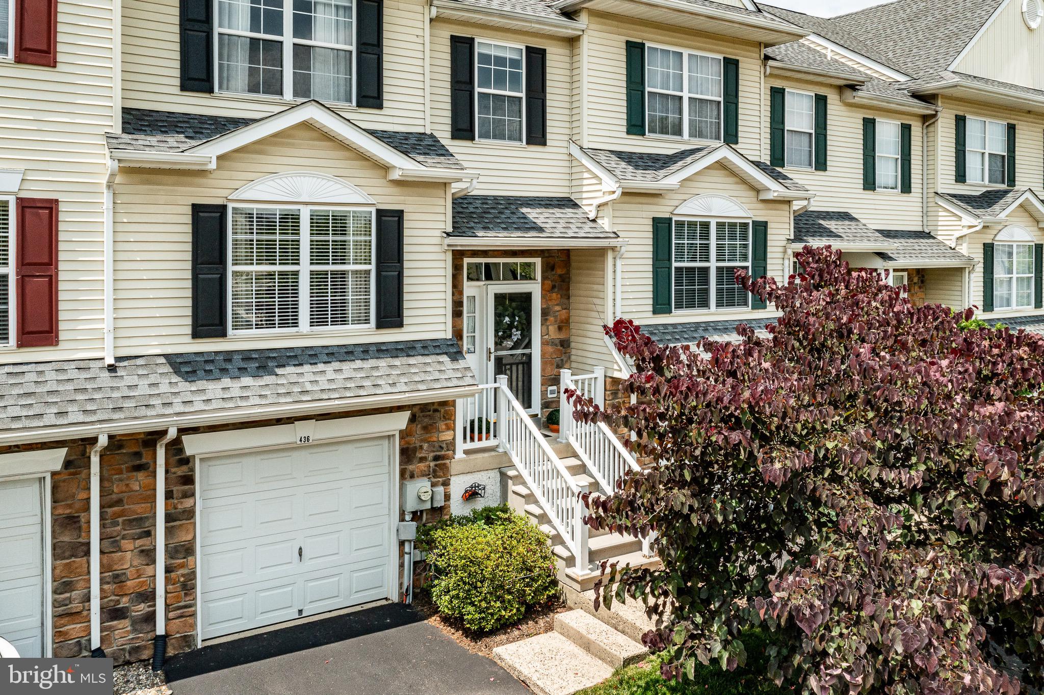 Welcome to Glenn Rose, where the perfect blend of convenience, comfort, and privacy awaits. Nestled in one of King of Prussia's most desirable communities, this beautifully maintained townhome feels worlds away from the everyday while placing you just minutes from premier shopping, dining, major commuter routes, Valley Forge National Historical Park, Heuser Park, walking trails, and countless recreational opportunities.

From the moment you enter, you'll appreciate the thoughtful design and beautiful flow of the home. Hardwood flooring extends throughout the main level, creating warmth and continuity between living spaces. The open floor plan is ideal for both everyday living and entertaining, with spacious gathering areas that seamlessly connect to one another. Elegant details including crown molding, chair rail, recessed lighting, and ceiling fans add character and charm throughout.

The kitchen opens directly to a private deck overlooking mature trees, offering a peaceful setting for morning coffee, outdoor dining, or simply enjoying the wooded views. Upstairs, the spacious primary suite serves as a true retreat, featuring a walk-in closet and a private ensuite bath. This floor also features two additional bedrooms, each offering ample closet space, along with a well-appointed full bathroom.  A spacious loft provides flexibility for a home office, fourth bedroom or play area.

The finished walkout lower level significantly expands the home's living space and features a gas fireplace, abundant storage, and direct access to a private patio. Whether hosting friends, creating a media room, or enjoying a cozy evening by the fire, this level offers endless possibilities. 

Additional features include a one-car garage, driveway parking, generous storage and closets throughout, as well as a new roof installed in 2019.  The HOA adds exceptional convenience by covering lawn care, snow removal, and trash collection, allowing you  to enjoy a truly low-maintenance lifestyle. 

Move-in-ready homes offering this much living space, storage, privacy, and convenience are increasingly difficult to find in King of Prussia at this price point. Thoughtfully maintained and ready for its next chapter, this is a home where new owners can move right in, make lasting memories, and truly love where they live.