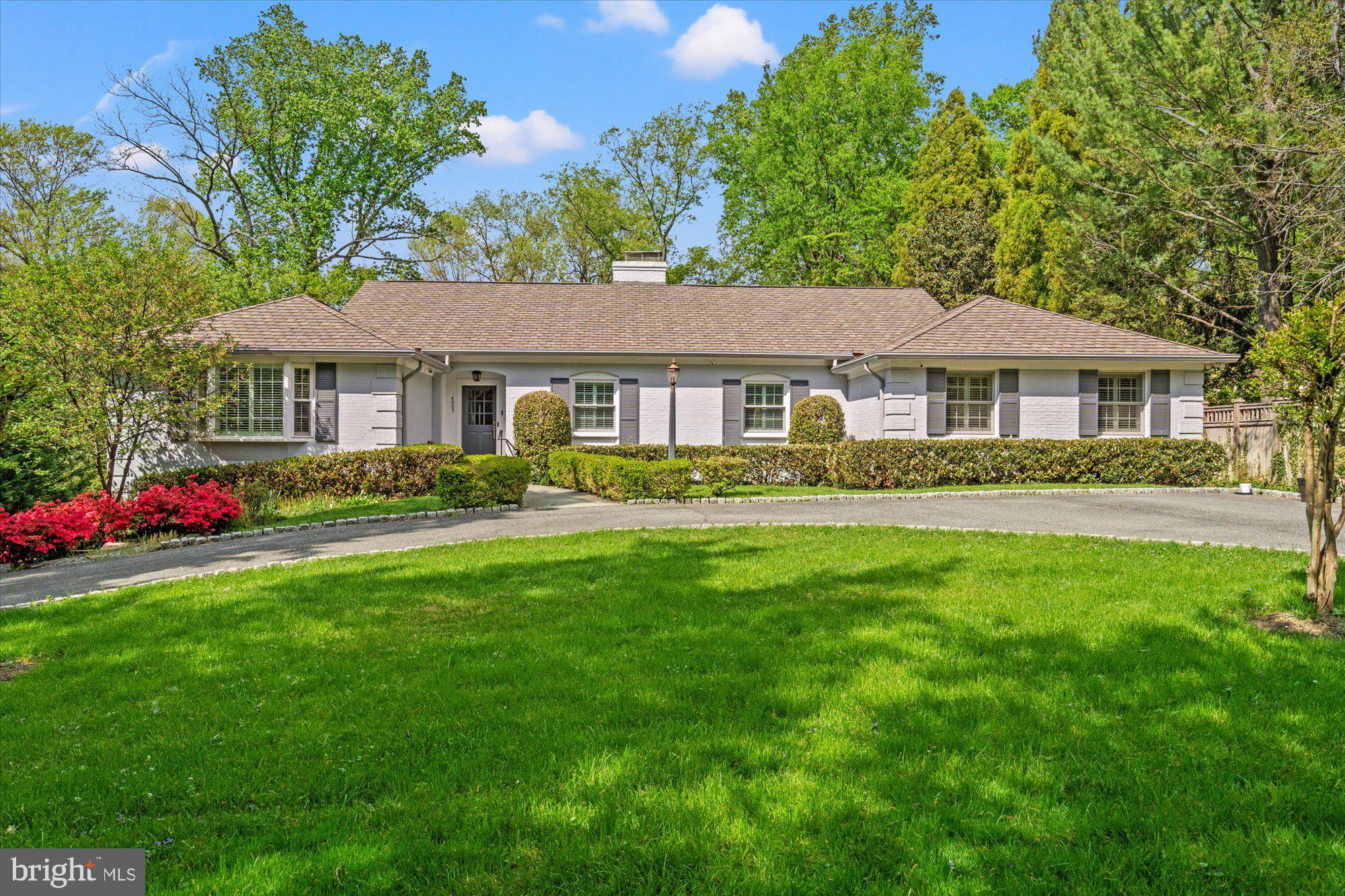 Welcome home to this beautifully renovated rambler in the highly sought-after Town of Somerset — perfect for those looking for main-level bedrooms with an easy, walkable lifestyle in a very friendly, active, amenity packed small town setting. 

Set on almost a flat half-acre lot along one of Somerset’s most picturesque streets, this home offers both space and convenience. Enjoy abundant natural light, a seamless flow throughout the main level, featuring hardwood floors, a welcoming entry, expansive living room with a fireplace, and a formal dining room.
 
The thoughtfully updated kitchen is ideal for everyday living and entertaining, complete with custom cabinetry, white quartz countertops, an oversized farmhouse sink, glass tile backsplash, and a butler’s pantry.

Just off the kitchen, the family room—with its striking brick fireplace—opens to a stunning screened-in porch with a vaulted wood ceiling, creating the perfect indoor-outdoor retreat overlooking the spacious backyard.

The main-level primary suite offers comfort and privacy, with French doors leading to the yard, two walk-in closets, and a spa-like Carrara marble bathroom with dual vanities, soaking tub, and separate shower. Two additional large bedrooms on the main floor adds flexibility for family or work-from-home needs.

Downstairs, the finished lower level includes a generous living/play area, two additional bedrooms, full bathroom, and office space. 

Somerset residents enjoy free pool membership, Town tennis courts and parks. The Capital Crescent Trail and Norwood Park are steps away.  Nearby restaurants and the Metro make daily life easy and enjoyable.  Somerset elementary, Westland and BCC school district.   

The house was designed in 1963 by Carl LeMar John, a prolific architect who adapted a mid century modern vision to Tucson’s desert environment after moving from DC.  He is credited with designing over 1200 homes in DMV and Arizona.