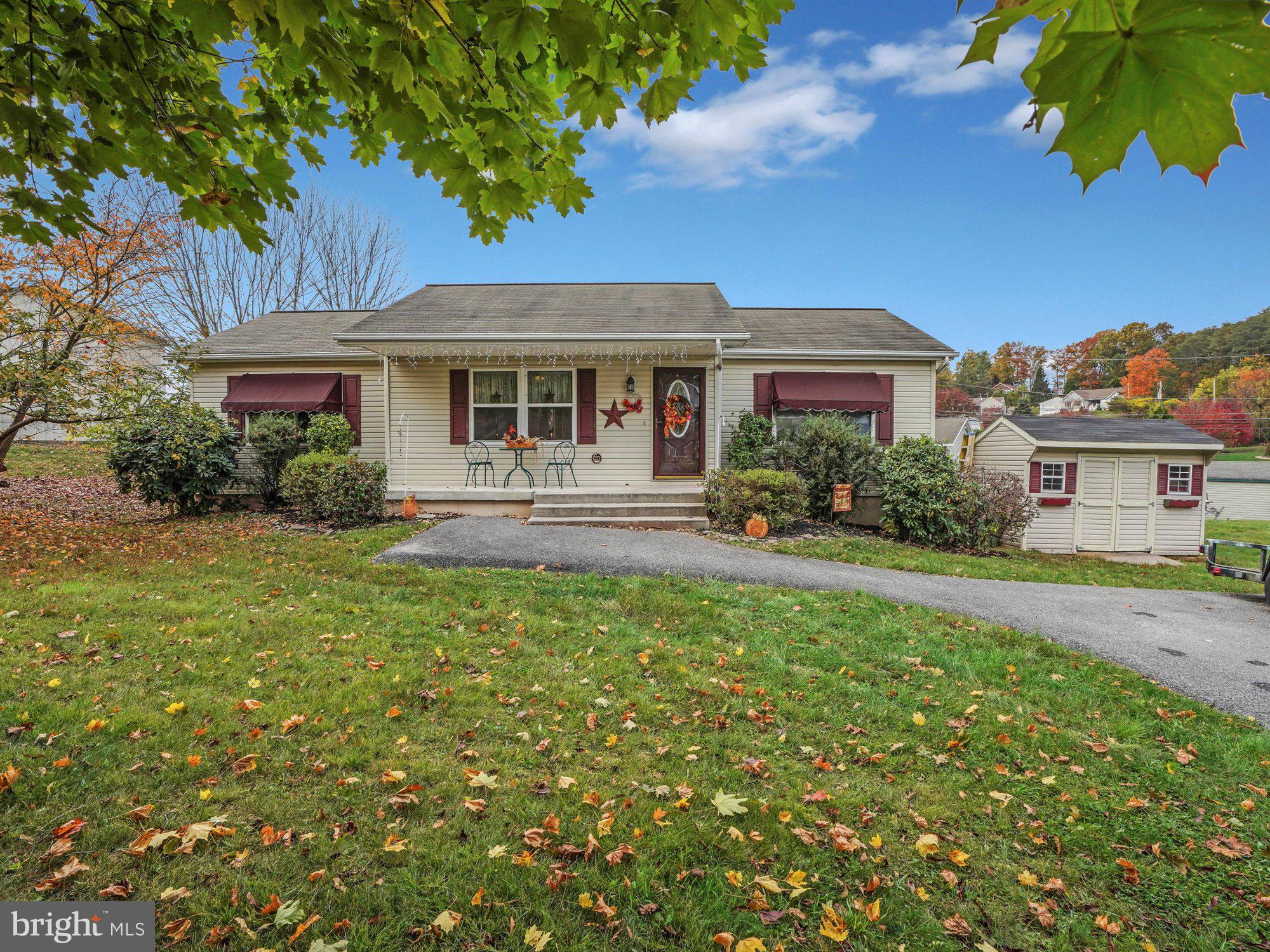 Perfectly situated ***3BR/2BA** Lake Wynonah Ranch on desirable 0.4 Acre corner lot with gorgeous patio, deck, oversized finished basement and easy access to F Dock. Sellers offering Buyer/s new roof prior to closing or credit for new roof at closing! This home offers entry-level master w/hardwood flooring, en suite, an additional 2 bedrooms and full bathroom, tiled kitchen with dining area and living room all conveniently located on main level. Easy egress from dining area to spacious deck. Enormous, finished 32X23' recreational basement with functional laundry/utility room. Extra, new water heater and window AC units included in sale. Shed includes lawnmower and yard tools. On-site septic. Lake Wynonah is a gated lakes community, featuring 2 gorgeous, pristine freshwater lakes (Lake Wynonah is approximately 90 ft. deep and Fawn Lake 45 ft. deep at deepest areas). Amenities include: business office/gathering room/library, lodge w/dining and bar, social clubs, boating, fishing, wakeboarding, waterskiing, tubing, paddleboarding, tennis, pickleball, several parks/pavilion, newer basketball courts, horseshoe pits, 2 pools, beautiful docks, hiking, natural wildlife and marina. Groups and events include: Active Civic Association, Dances/Concerts, Book Group, Lodge Group, Pinochle Group, Volunteer Programs, Fish & Boat Group, Exercise Classes, Senior's Monthly Dinner. Located less than an hour from Allentown, Harrisburg and Reading. Schuylkill County and surrounding counties offer some of Pennsylvania's premier hidden gems, including Hawk Mountain Sanctuary, Crystal Cave, Lehigh Gorge Scenic Railway, Pioneer Tunnel Coal Mine, Cabela's, Anthracite Outdoor Adventure Area which has been named one of the top 10 destinations in the country for ATVs, full-size vehicles and dirt bikes. Hundreds of miles of diverse trails on 6,500 acres. Yuengling Brewery, Whitewater Adventures, Hope Hill Lavendar Farm, Fighter's Heaven, former training camp of Muhammad Ali, many breweries, wineries and distilleries, state & county parks including Weiser State Forest, parades, festivals, covered bridges, biking, Appalachian Trail hiking, fishing, canoeing and camping opportunities. Relax, restore, rejuvenate! Beat the beach traffic and settle in at the lake. Lake Wynonah is "Life On Vacation"!