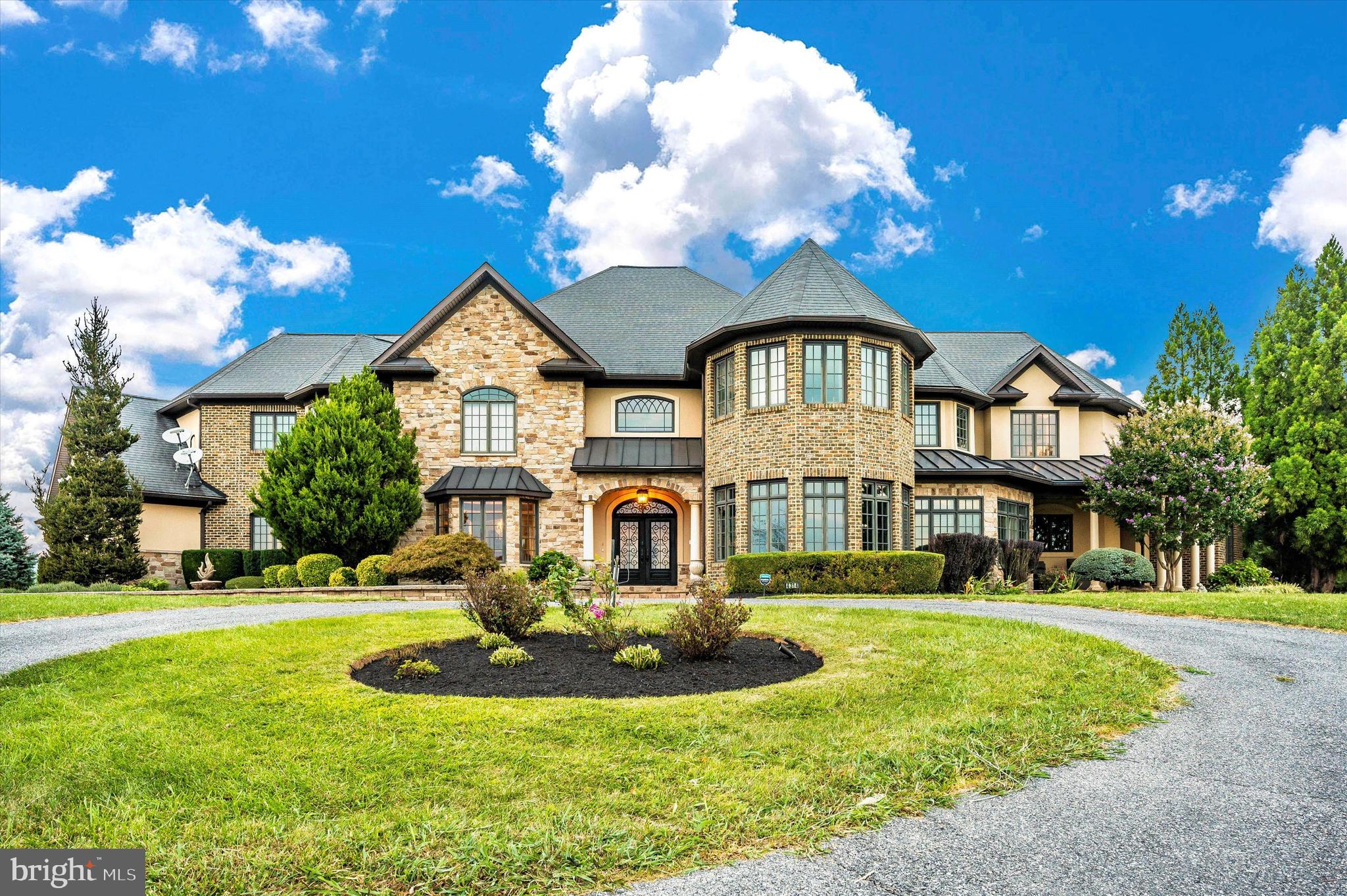 Experience unparalleled luxury in one of Frederick County’s premier homes. Nestled on 8.97 pristine acres, with breathtaking views, this custom-built estate offers nearly 11,000 sq. ft. of finished living space. This exquisite home features 6 bedrooms, 7 full bathrooms, and 2 half bathrooms, ensuring ample space and privacy for all. Additional highlights, just to name a few, include: exotic hardwood flooring throughout; gourmet kitchen; two staircases; multiple fireplaces; first and second floor primary suites; state-of-the-art gym; elegant library; home theater; bar; game room; two laundry rooms; and a dog wash station. Located within the highly-rated Middletown School District, this home is the epitome of sophisticated living. Don’t miss the opportunity to own this extraordinary property.