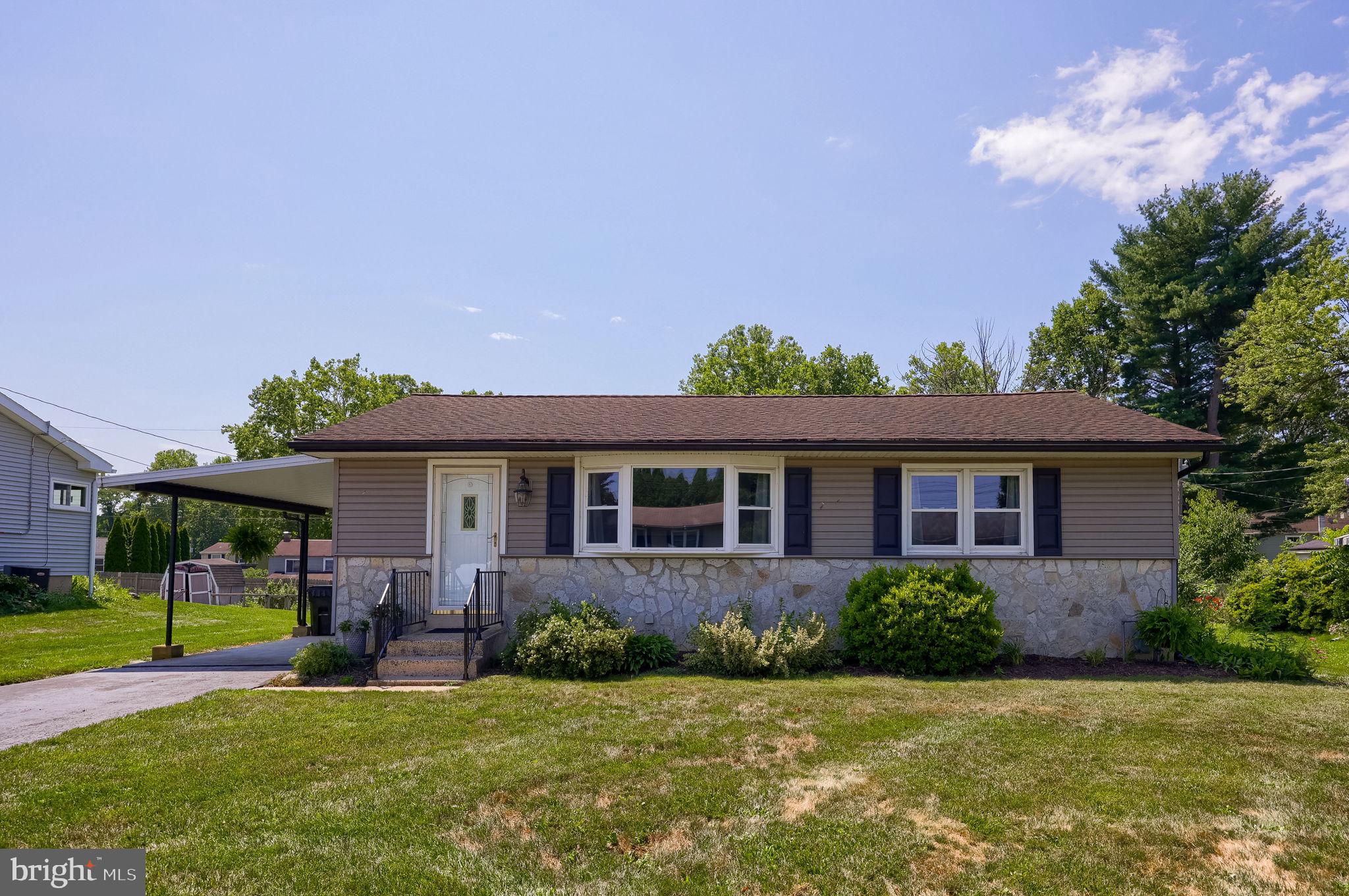 Open House Sunday 11:00-NOON*Near Millersville. Beautiful 3  BR maintenance free rancher features 21'x12' Carport, 24'x15' Composite Deck, Remodeled eat-in Kitchen w/Quartz Countertops, SS Appliances, LR with Bay Window, Remodeled Bathroom, Replacement windows and patio door, Family Room ventless gas fireplace (never used),Newer gas Furnace & Central A/C, 200 Amp Electric service, newer gas Tankless Water Heater, two utility sheds served by electric, Excellent Condition. Immediate Occupancy
