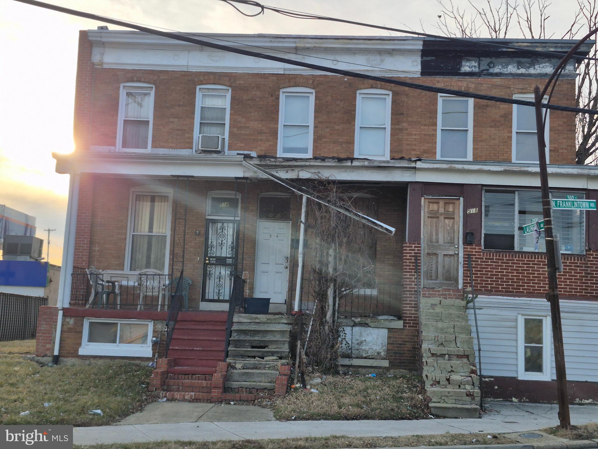 ONLINE AUCTION: This auction takes place on the Ashland Auction Group website bidding platform. Bidding begins 6/3/2026 @ 10:00 AM. Bidding ends 6/5/2026 @ 12:10 PM. The list price is the suggested opening bid. Deposit: $5,000.

This two-story townhouse is located in the Penrose/Fayette Street Outreach neighborhood of Baltimore City. Residents can enjoy the nearby facilities and attractions such as the Grace Medical Center and Gwynns Falls Park. This property is vacant. The area provides easy access to the major traffic artery, W Franklin St, connecting to other parts of Baltimore.