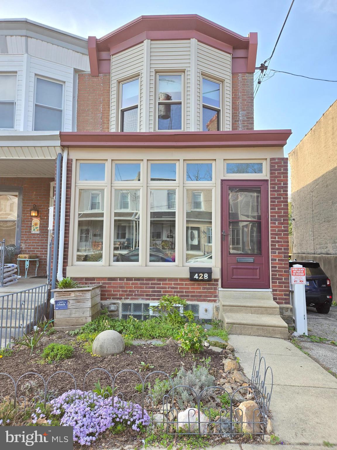 WELCOME HOME to 428 Ripka St!  This lovingly cared for, 3 bedroom, 1 bath end of row on a quiet street in Roxborough.  The  landscaped front garden leads to the enclosed porch comprised of 3 walls of windows which swing open in the warm weather to let the sun and air in!  Enter through the front door into the large open plan living/dining room, featuring original hardwood floors and trim, a vintage faux fireplace mantel, chair rail, soothing paint colors, and ceiling fans.  Adjacent is the lovely retro kitchen featuing a large pantry and modern amenities such as a gas range, microwave, and dishwasher.  Go through the back door to your fenced in oasis, with mature trees and plantings, feel free to add your own!  The yard is perfect for small to medium dogs, which are welcome (cats too!  Any other pets - just ask!)  Up the original craftsman style staircase, you will find 3 bedrooms, all with original wood floors, fresh paint, closets and ceiling fans.  The front bedroom features a bay window, and is the largest, the other two bedrooms are large enough to accomodate full beds.  The bathroom features vintage tile and a new vanity, and is in impeccable condition.  Easy street parking, and extremely walkable - 1 block to Gorgas Park, Roxborough HS track, Alex's Pizza, Planet Fitness, the library, several bus routes, and many other amenities on Ridge Avenue.  .6 miles to  Main Street, the Wissahickon Train Station, and Manayunk Train Station.   Less than a mile to the Belmont and Ridge Ave entrances to 76.  The potential tenant(s) should have 650 credit score, no major background issues, and no evictions or judgements.  Come see 428 Ripka today!