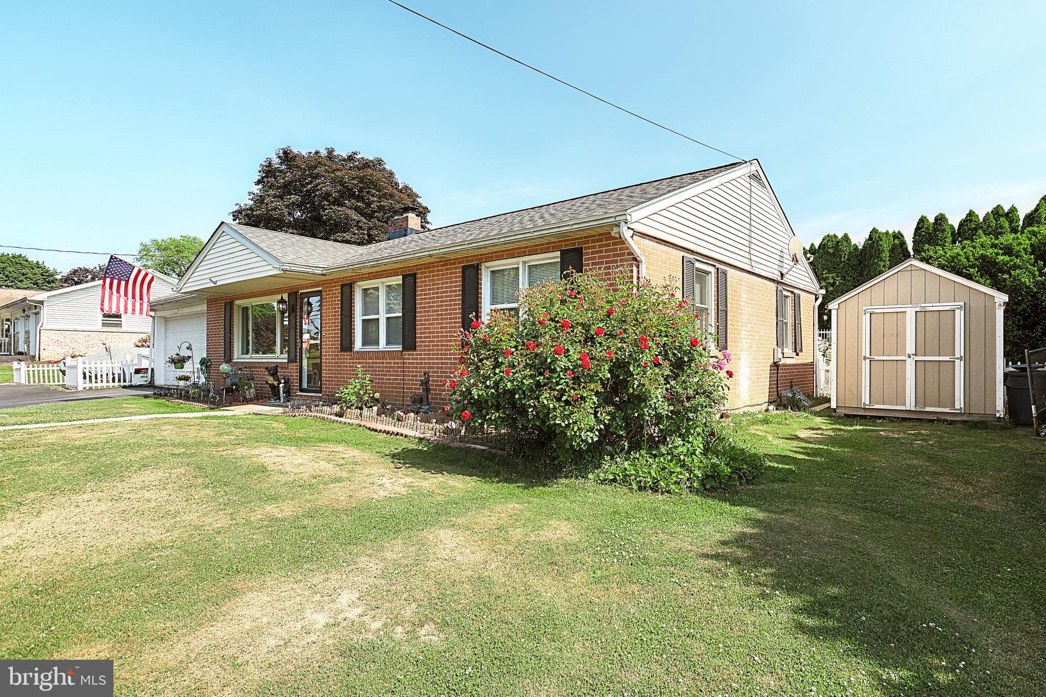 Welcome to 2560 Springwood Road! This charming Brick Rancher is located in the Dallastown School District. The home Features 3 Bedrooms and 2.5 Bathrooms. Through the Front Door you will enter the Living Room, immediately you will notice an eye-catching Wood Burning Fire Place with a Wooden Mantel above and a Large Bay Window that allows for Beautiful Natural Light to shine through. Make your way into the Dining Room that flows right into the Kitchen. SS Appliances, Double Sink, and a door that leads you into the Two-Car Garage. Main level also features 3 Bedrooms, A Newly Renovated Full Bathroom, a Half Bathroom and Laundry area. Basement has plenty of room for your ideas. Sellers have added a stand-up shower and bathroom in the lower level. There is a laundry hookup still located in the basement. Exterior Features Front and Back Patio, Shed, Fenced Yard, and an Above Ground Pool with Deck Great for Entertaining! Conveniently just minutes from I-83, York Township Park, Ore Valley Elementary, and nearby shopping. Sellers have added BRAND NEW HVAC, NEW ROOF, & ALL NEW WINDOWS. Don't miss out on your chance to see this home, schedule your showing today!