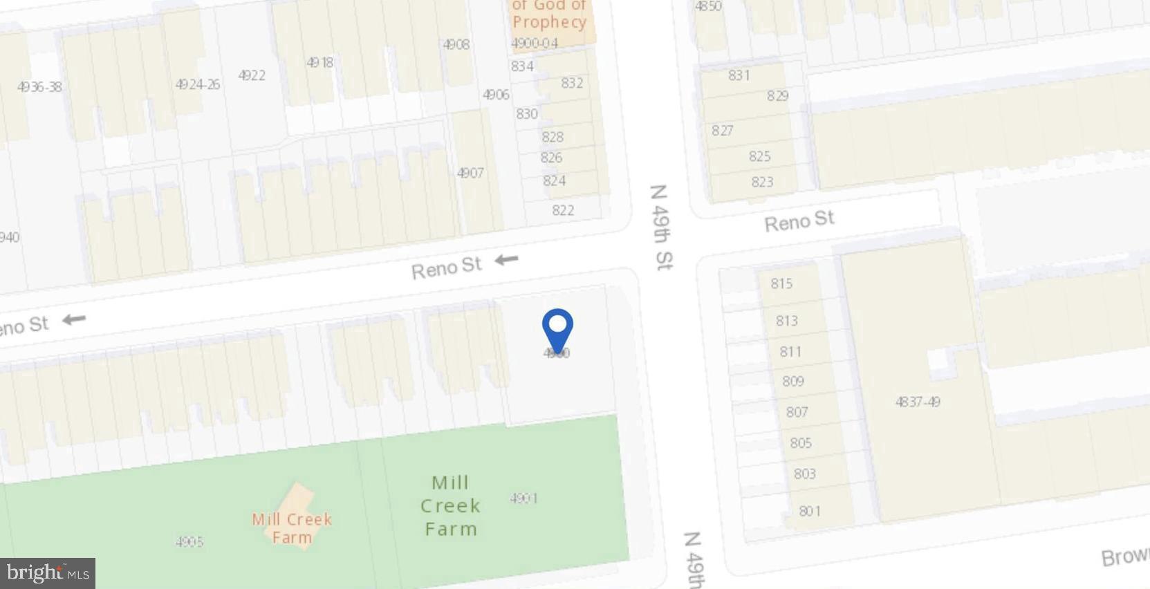 Prime development opportunity in the heart of West Philadelphia. 4900 Reno Street offers a rare by-right opportunity to construct four single-family homes in a rapidly evolving and highly accessible location. Positioned just minutes from University City, City Line Avenue, and Center City, this site provides seamless access to I-76 and major commuter routes, making it ideal for both end users and investors.

Surrounded by ongoing development and neighborhood revitalization, the property benefits from proximity to major employment hubs, public transportation, parks, and local amenities. The by-right zoning allows for a streamlined path to development, presenting an exceptional opportunity to capitalize on strong buyer demand in this growing corridor.

Whether you’re a builder looking for your next project or an investor seeking a well-located addition to your portfolio, 4900 Reno Street delivers location, scale, and upside potential.