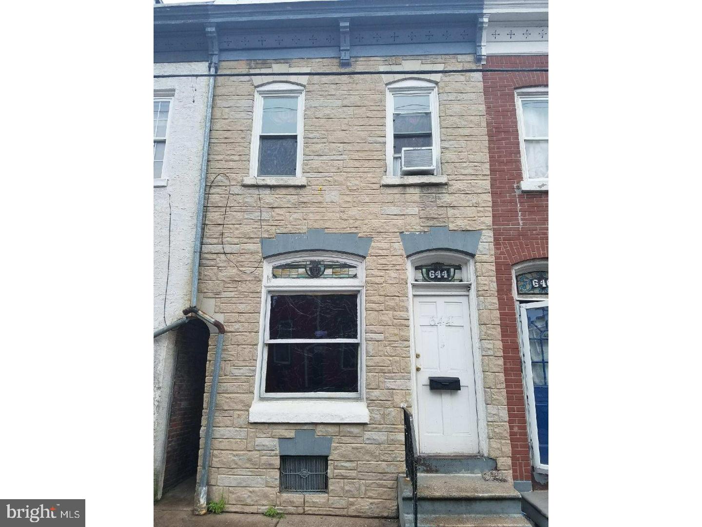 Property is in need of complete renovation. fix up potential to and rent or owner occupied. 1,090 SF Row home w/ 3 bedrooms, 1 bath, Living Room, Dining Room.  Property is being sold "As Is".