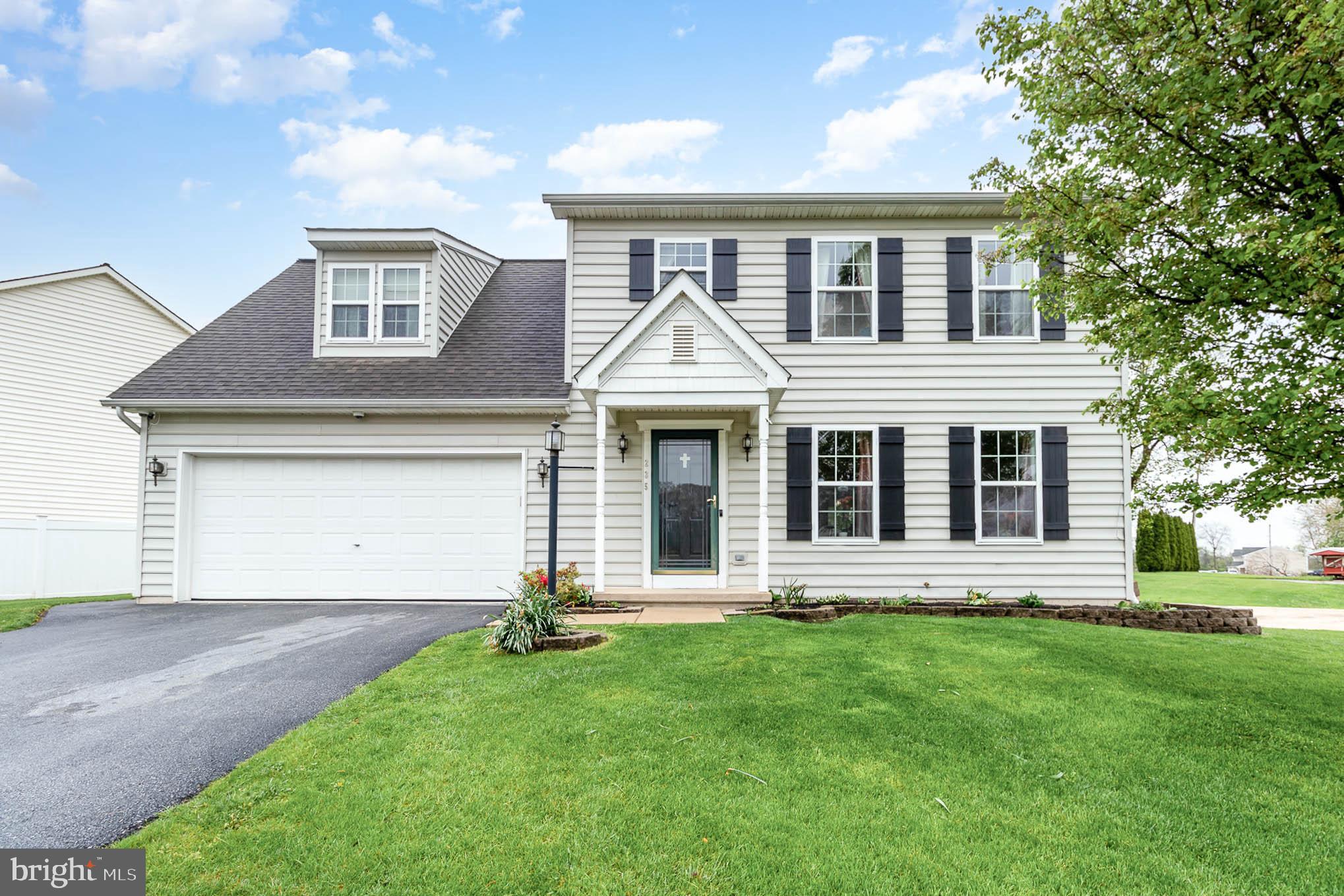 Charming, well maintained 2-Story, 4 Bedrooms, 2-1/2 Bath home in Bennett Run.  Home is at the end of Jewel Dr. on Cul-de-sac.  This house is NOT in the HOA!!!!  New Luxury Vinyl Plank throughout the Main  Floor.  Sliding doors lead to the new, spacious covered deck.   The Kitchen features a center island and newer Refrigerator and Oven/Range.  The spacious lower level is fully finished with a Pool Table and Bonus Room.  Seller is leaving the new carpet in the shed for future use in the upstairs bedrooms.  There is an area in the yard to add a new pool.  Settlement date must be after July 22, 2022.