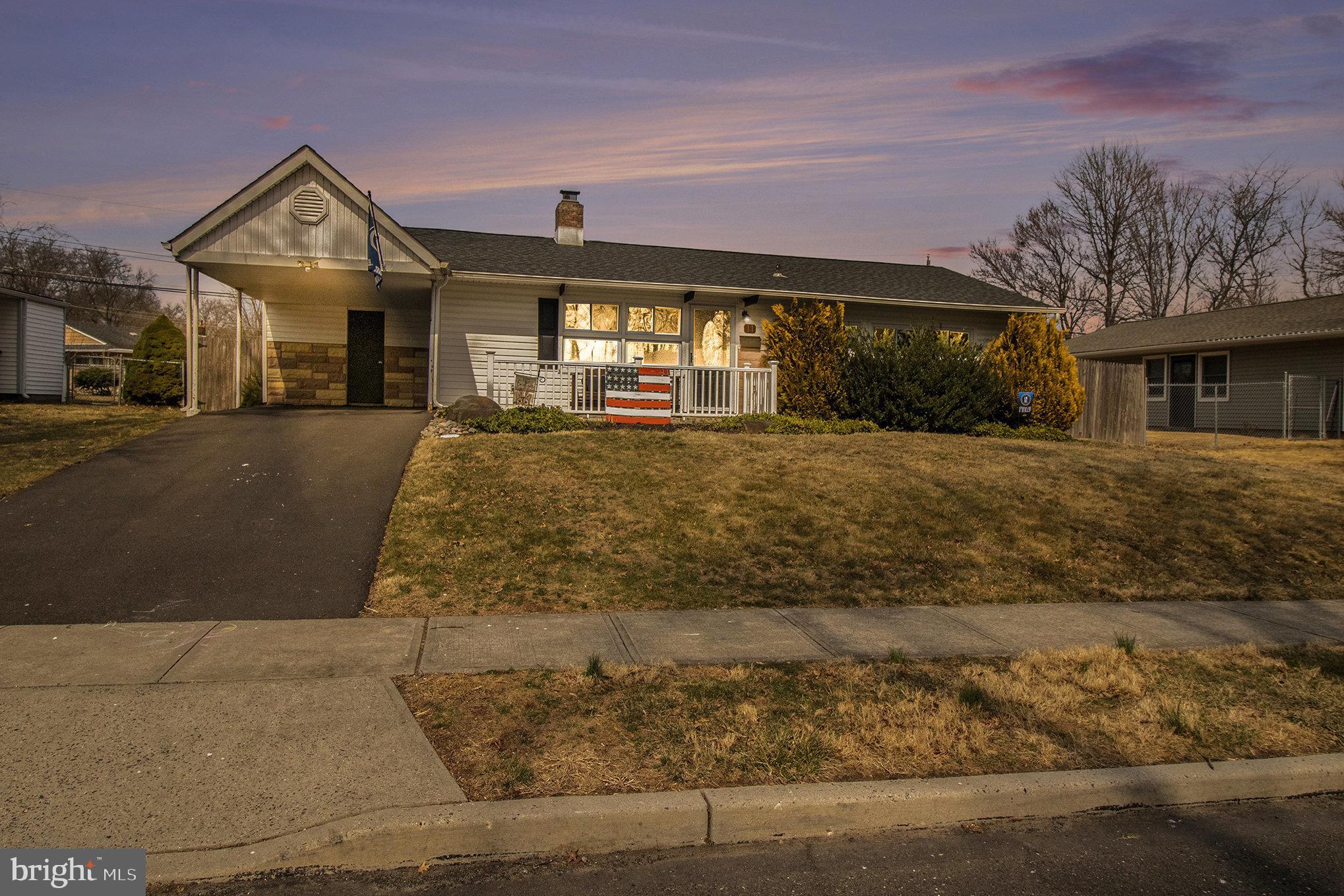 *** Offer deadline Sunday, 3/16/25, by 5:00pm ***  

This charming ranch-style home at 11 Timber Ln. is located in the desirable Pennsbury School District. With 3 bedrooms and 1.5 baths, it offers a cozy yet functional living space. Upon entry, you'll be welcomed by a modern kitchen featuring sleek stainless steel appliances and elegant granite countertops. 

One of the home's standout features is the wood-burning fireplace, beautifully positioned to create a warm connection between the kitchen and the spacious living room. As you stroll down the hallway, you'll find two generously sized bedrooms, as well as the main bedroom, which has been thoughtfully updated to include a walk-in closet.

The fenced-in backyard, complete with a patio, provides a perfect setting for hosting gatherings or simply relaxing in a private retreat. Plus, this home’s location is truly convenient, with proximity to restaurants, attractions, and major roadways, making it a great option for both comfort and accessibility.

Schedule your showing today!