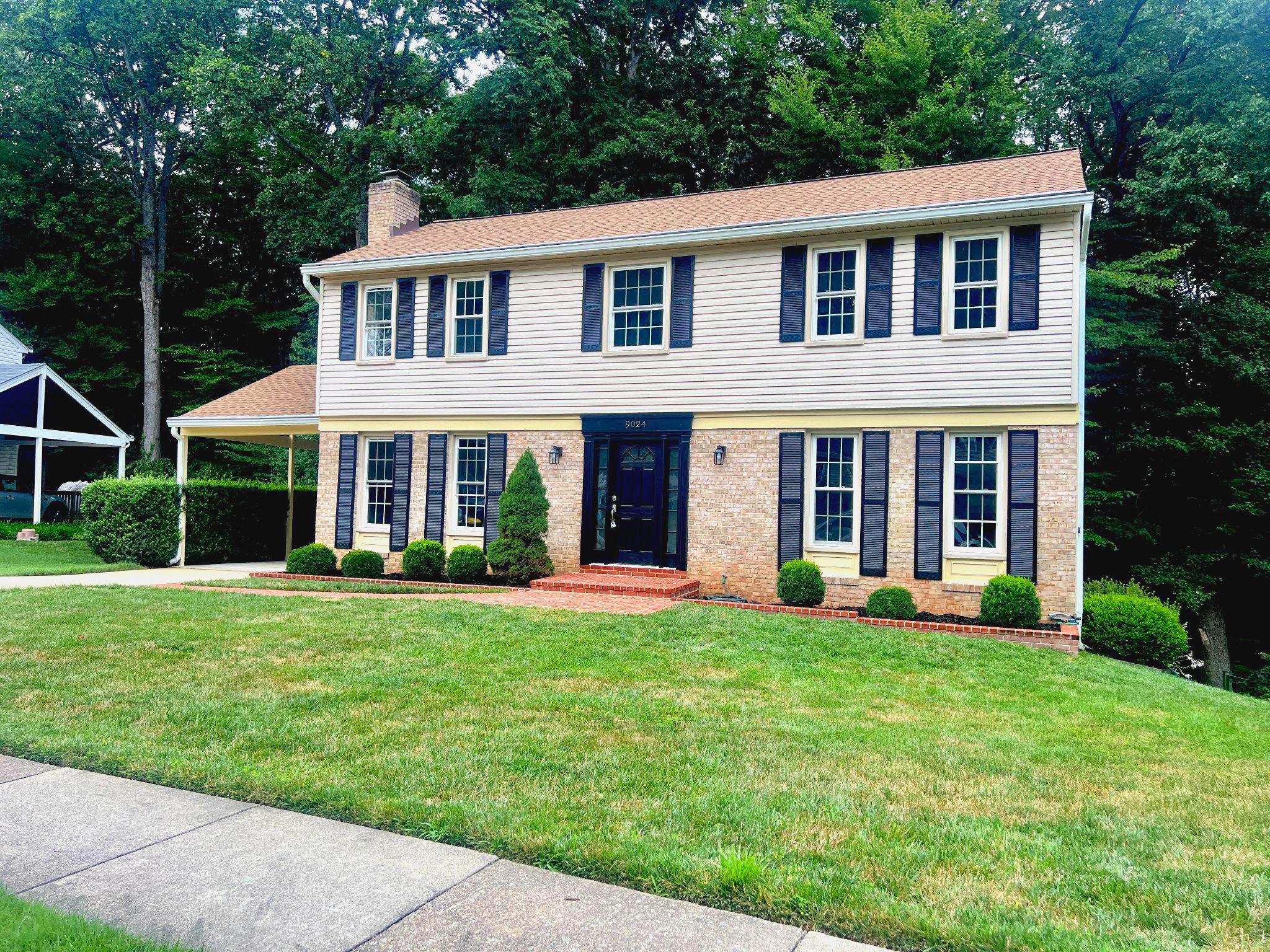 Welcome to 9024 Brook Ford Road, nestled in the highly desirable Burke Station Square community! Beautifully updated, reimagined and truly move-in ready, this spacious three-level home combines timeless charm with extensive modern improvements, offering the perfect blend of comfort, style, and convenience.

From the moment you arrive, you'll appreciate the home's inviting curb appeal, covered carport, and long driveway with ample parking.   Inside, the freshly painted interior showcases beautiful Easton Hickory HydroShield+ floors throughout the main level while new carpeting (2026) adds warmth and comfort throughout the upper level.

The heart of the home is the beautiful NEW  kitchen (2026), featuring quartz countertops, new stainless steel appliances (2026), modern designer octagon tile backsplash and recessed lighting. Just off the kitchen, you’ll love the convenience of unloading your groceries & sports equipment from the carport through the new boot room with laundry. 

The inviting family room is the perfect place to welcome guests complete with a cozy fireplace. The formal living room with a wall of windows and elegant tray ceiling provides additional entertaining space. 

Upstairs, you'll find four generously sized bedrooms, including a spacious primary suite with a beautifully renovated en-suite bath (2026) featuring a quartz vanity, updated mirrors and lighting, elegant finishes, and a luxurious glass-enclosed shower. Three additional bedrooms share a fully remodeled hall bathroom (2026), creating comfortable accommodations for family and guests alike.

The finished walkout lower level offers outstanding flexibility with a large recreation room, recessed lighting, fifth bedroom and new sliding glass doors  (2026) leading directly to the backyard.  A generous storage and workshop area provides plenty of room for hobbies and organization.
Outdoor living is equally impressive. Enjoy relaxing or entertaining on the serene screened in porch for pest free evening.  Stairs from porch lead to a spacious lower brick patio overlooking the  peaceful wooded views, and direct access to the neighborhood walking trail.
The home's major systems have been thoughtfully updated and maintained  for peace of mind, including roof (2022) A/C (2024) , furnace (2014) water heater (2009). 

Burke Station Square offers an exceptional lifestyle with an opportunity to join the  community pool with clubhouse, swim team, seasonal events. Nearby basketball and tennis courts, playgrounds, and direct trail access to Pohick Stream Valley. Commuters will love being just half a mile from the Rolling Road VRE Station with quick access to Fairfax County Parkway, I-495, and I-395. Shopping, dining, and recreation are all just minutes away, including Giant, Aldi, Burke Shopping Centre, Springfield Town Center, Lake Accotink Park, Burke Lake Park, and Fort Belvoir.
This exceptional home offers the updates, space, outdoor living, and prime location today's buyers have been waiting for. Schedule your private tour today and discover everything 9024 Brook Ford Road has to offer!
