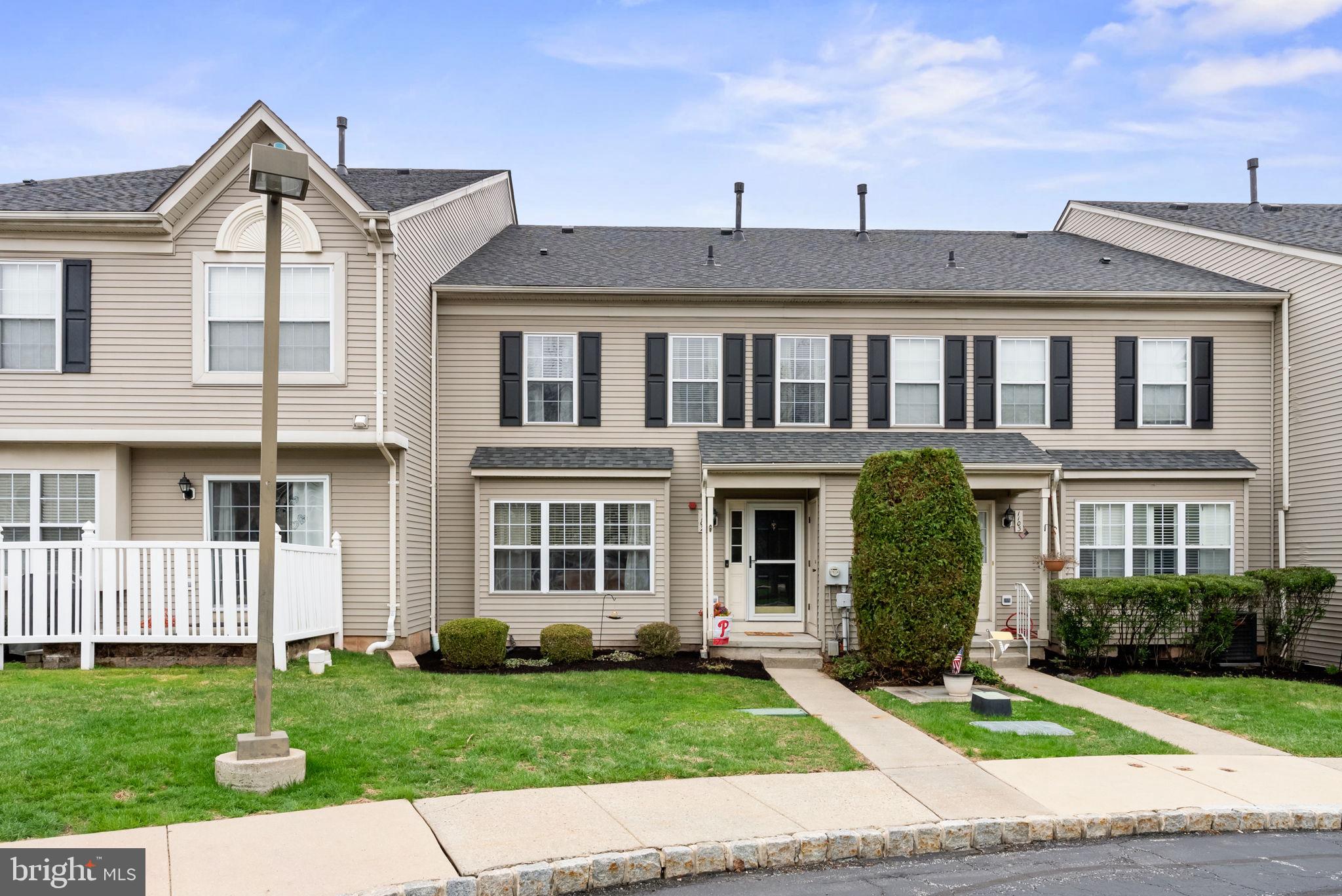Welcome home to this beautifully maintained townhome in a sought-after Phoenixville community. With a new roof (2024) already in place and access to the community pool, tennis courts and walking trails, this move-in-ready home checks every box. Inside, a bright living room with warm hardwood-style flooring flows into the eat-in kitchen, featuring rich cabinetry, tile backsplash, and a butcher-block island with seating for three. A powder room with sage-green walls completes the main level. Upstairs, the spacious primary bedroom offers plenty of space and a large walk-in closet. A second bedroom and an updated full bath round out the upper level. The finished lower level adds a built-in wet bar, mounted TVs, and space for a home office or gym — perfect for entertaining or relaxing. All this in the award-winning Phoenixville School District, with easy access to local shopping, dining, and commuter routes. Schedule your private showing today!