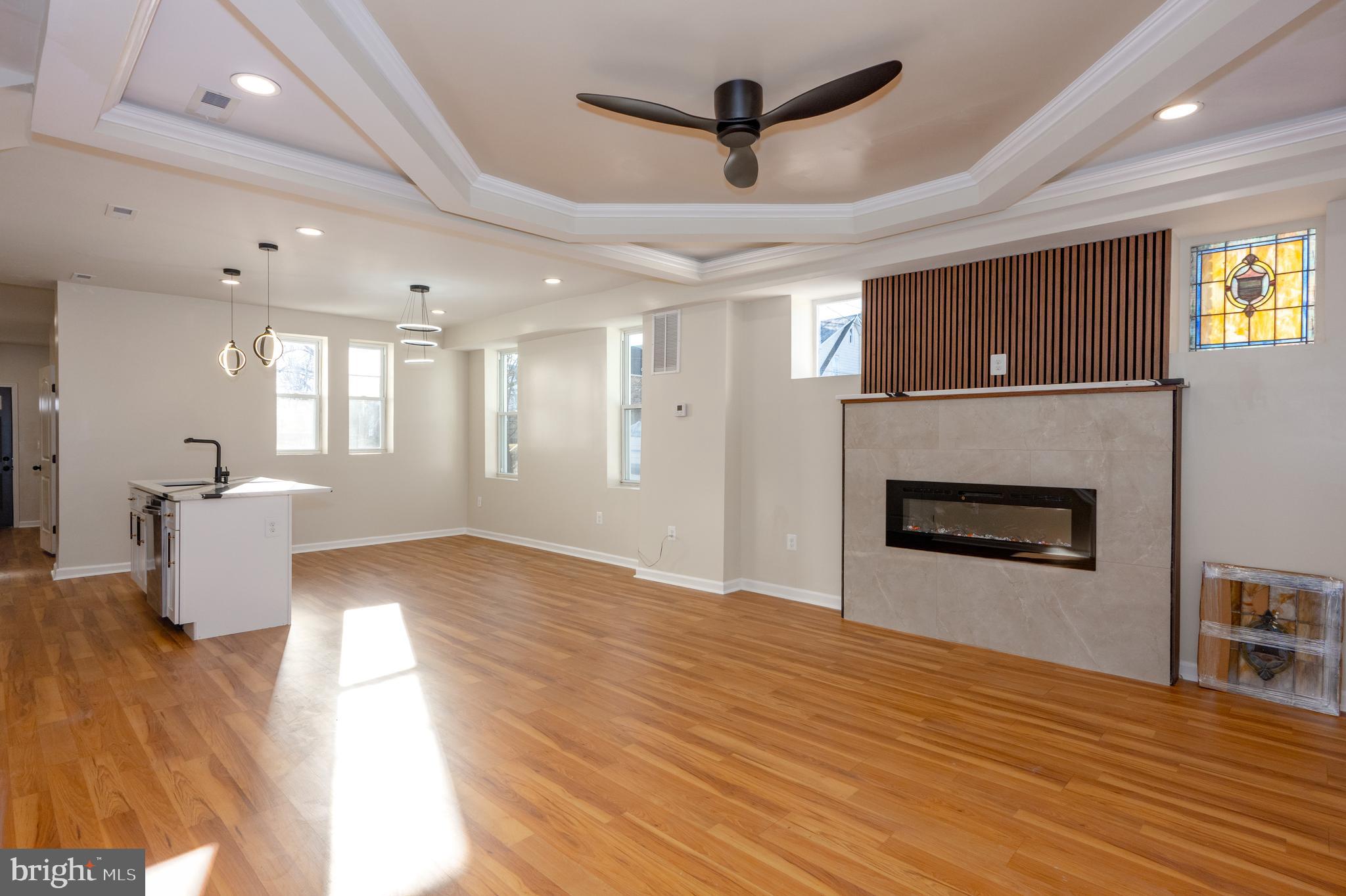Back on the market, the buyer has failled to close. the property was inspected and well appraised over selling price.  Located in the heart of convenience. Complete renovation from the interior to the private large backyard this home features a roof deck from the bedroom, a long drivewaay & enough room for four vehicles.  Nice open floor plan that is fully renovated with luxury kitchen that comes with brand new appliances, with a decend size pentry for storage. also includes a mud room at the rear door that leads to the backyard. Fully finished basement with full bathroom. Schedule your tour today!