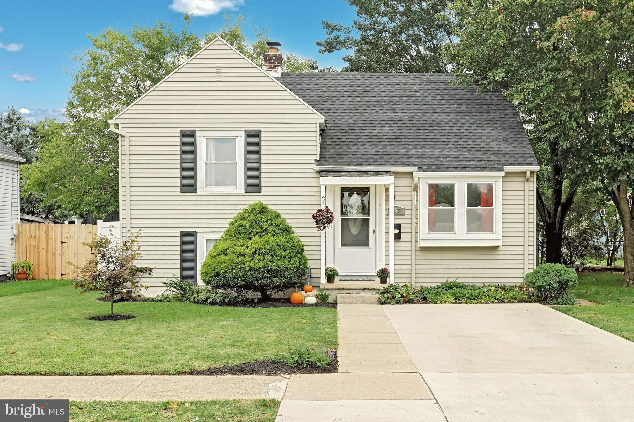 Charming home in Park Village - move in ready.  All Kitchen appliances stay, Washer, Dryer, Folding Table are included.    First floor family room with a fireplace ready for fun and entertaining, also has a wall unit gas heater.  Space for a workshop in the basement. Upright freezer in basement stays. Crawl Space dehumidifier stays. CAC was added 2019.  Concrete Pad for off Street parking - new in 2019.  Vinyl Fence was added to the wood fence in 2020.  Hot water heater was replaced in March of 2021.