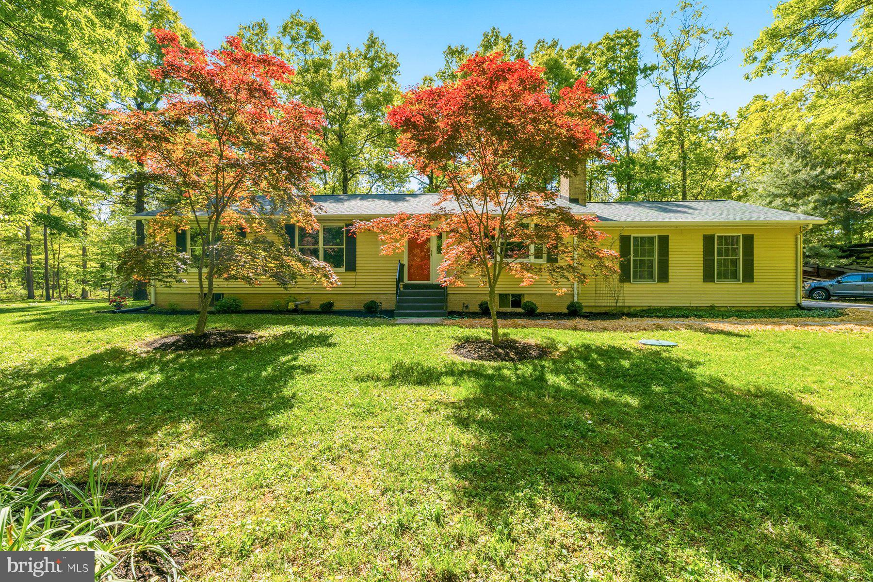 PRICE IMPROVEMENT! Welcome to 10820 Gambrill Park Road, where privacy, nature, and peace of mind come together on 5.3 beautiful wooded acres just minutes from Frederick.

This move-in-ready ranch home offers comfortable one-level living with 3 bedrooms, 2 full baths, hardwood floors, and flexible finished space in the lower level. Surrounded by mature trees and a tranquil natural setting, the property provides the privacy and outdoor space that are increasingly difficult to find.

The current owners have invested extensively in the home, including a brand-new CertainTeed architectural roof, refinished hardwood flooring, fresh interior and exterior paint, updated porch and patio areas, landscaping improvements, a high-efficiency LPG furnace with privately owned 1,000-gallon propane tank, and numerous additional system and appliance upgrades.

Inside, inviting living spaces are enhanced by both a wood stove and pellet stove, creating warmth and character throughout the seasons. The lower level offers abundant storage, workshop space, recreation space, or future expansion potential.

Outdoor living is equally appealing, with a welcoming front porch, screened patio, and plenty of room to enjoy the natural surroundings. Significant tree removal and land stewardship efforts have improved the health and usability of the property while preserving its wooded charm and privacy.

Pet owners will appreciate the powered pet door and approximately one acre of underground invisible fencing already installed.

Whether you're looking for a peaceful full-time residence, a private retreat, or simply more room to enjoy the outdoors, this well-maintained property offers exceptional value, recent updates, and a setting that feels worlds away while remaining conveniently close to Frederick's amenities, parks, and commuter routes. Just 6 miles to Rt 40! Act quickly to grab this opportunity for peaceful living at a great price!