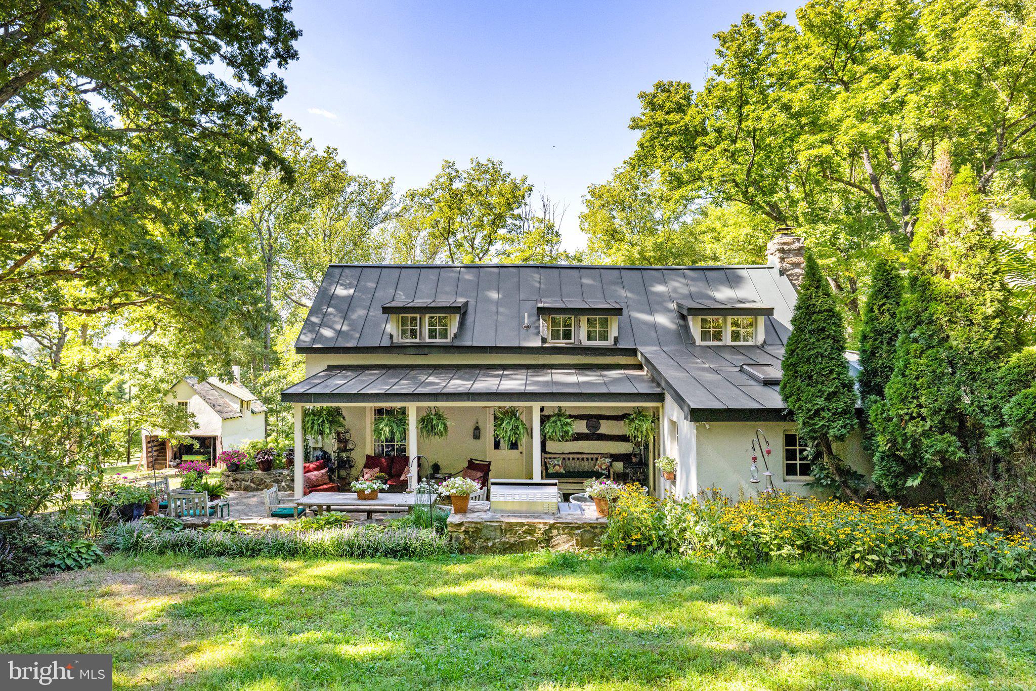 “Quarterway Cabin”- Hard to find prime Fauquier County location on Halfway Road minutes to the Plains.  34 acres in 2 recorded parcels.                                                                                                 
     Property has been in the same family since 1940.                                                                                                             
     Log cabin circa 1850 with additions in 1940-1950.  Exposed log on the interior and exterior, beautiful wood floors; exposed beams, stone fireplace with heatilator. 
     4 bedrooms, 2 ½ half baths,  kitchen has been completely redone.  Improvements include log and stucco garage, a building that could be a studio or office and numerous other outbuildings.  Land is mostly wooded and rising, winter mountain views, another elevated building site.  Approximately 2 acres open and a strong spring fed pond.  Property is surrounded by large parcels in conservation easement.  Main tract may be subdivided.  Property sold in “AS IS” condition.  Subject property is in land use, Seller not liable for any roll back taxes.