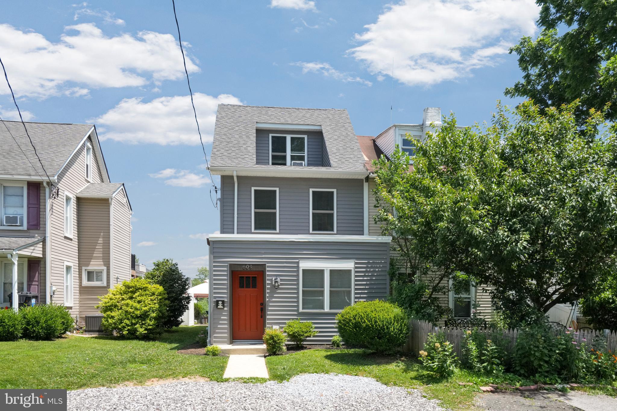 Located in the award-winning Wallingford-Swarthmore School District and minutes from Downtown Media, 476 and I-95, this gorgeous property was completely renovated from top to bottom in 2019, including completely new plumbing, electrical and HVAC systems, new windows, doors and more. Walking in the front door, you are treated to an open living and dining room floor plan, with plenty of space for entertaining. The tastefully designed kitchen has a large island and immense pantry for all your food storage needs. The expansive, private backyard includes a covered patio, shed and above ground planters. There are also 3 convenient parking spaces located behind the fence.  Back inside, head to the second floor to find two bedrooms with ample closet space and lots of natural light. The primary bedroom suite includes a gorgeous dual vanity and large stand up shower. A separate full bathroom is conveniently located right next to the second bedroom. On the third floor, find the perfect size third bedroom or office space. The full basement has lots of space for storage with a French Drain system and sump pump. This home has a transferable warranty on HVAC system and roof. Schedule your appointment to see this beauty today!