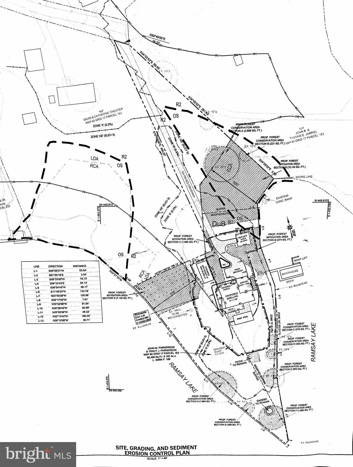 This is one of the most sought after lots in the Edgewater area.  Purchase price includes approved building plans and grading permit.  Start building your dream house this summer. House is being sold AS-IS.