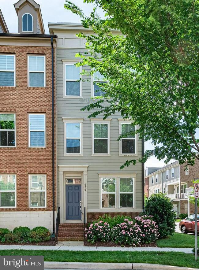Beautiful,  four level, contemporary, end of group townhome in the sought after community of Crown Farm.  This property offers four bedrooms, four full baths and one half bath (powder room) that is on the main level.  Each bedroom is an ensuite with its' own private bath.   Convenient bedroom level laundry.  A  loft/bonus room on the 4th floor exits to a rooftop deck.  On the main level is the Kitchen with stainless appliances, and beautiful granite counters that overlooks the living/dining area.  This level boasts all hardwoods.  New neutral paint throughout the home.  There is also a deck off the kitchen and a one car attached garage that offers a rear entrance into the first level of the home.   No grass to cut; no snow to shovel.  Amazing location!!  Very convenient for commuting, close to the Metro, Route 270 and the ICC.   Easy ride to VA and Frederick.   Come see all Crown Farm has to offer, restaurants, shopping.  Pets allowed Case by Case.  $55 App Fee per adult, 18 and older.  Owner prefers a 24 month minimum Lease.  Available immediately.  Live, work and play here.   Come take a look; you could be home!!