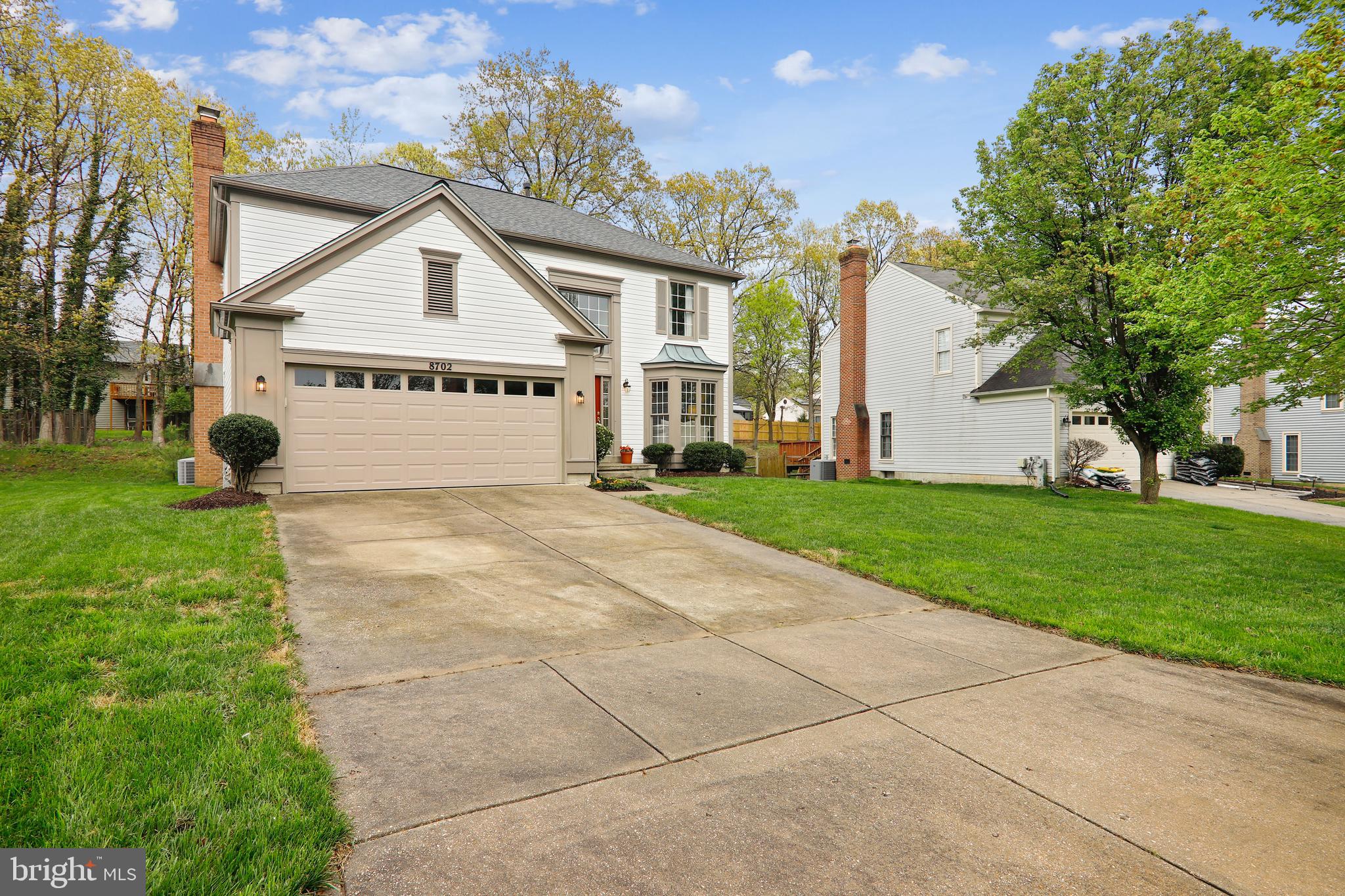 NOW AVAILABLE!!! Stunning Colonial in sought after Woodbridge Crossing, nestled on a quiet street. This home is move-in-ready and well maintained.  Upon entering, you’ll notice the 2-story foyer and neutral paint throughout.  The hardwood entrance leads to a family room with a wood-burning fireplace and a tile kitchen with stainless steel appliances and granite countertops.  The newer sliding glass door takes you to the private, tree-lined backyard, perfect for entertaining. The upper-level features 4 large rooms, 2 full bathrooms, and a separate laundry room.  The owner’s suite offers plenty of space with a huge walk-in closet and a stunningly remodeled bathroom, complete with a custom-designed shower, a soaking tub and a double-sink vanity.  The fully finished basement has a separate, walk-up entrance to the backyard, newly installed luxury vinyl plank flooring, and a ½ bathroom. To top it all off, you can rest assured knowing that the roof was replaced in 2018 with 30-year architectural shingles. Come and see this amazing home located near I-95, BW Parkway (295), ICC (200), Rt.32, Ft. Meade.  Before you go, take a stroll up to Bedford Park, which is located at the top of Bovelder Drive offering large open grassy fields with lots of shade, trees, and asphalt jogging paths. There is a small pavilion, perfect for gatherings, soccer and softball fields, tennis courts, and brand-new playground equipment and the list goes on…