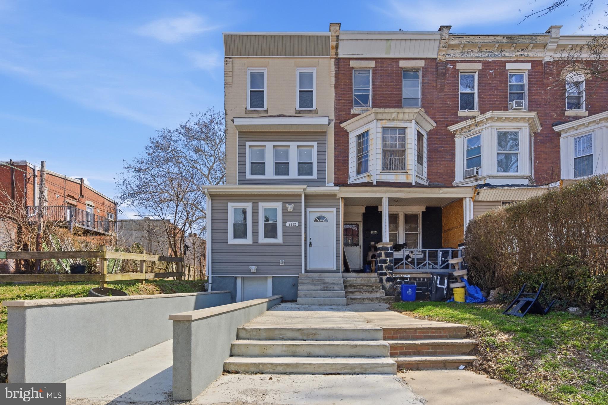 Discover an exceptional opportunity to make this beautifully renovated twin home, completely remodeled in 2025 your new home. Nestled in the vibrant Southwest Philadelphia neighborhood, just one block off Cobbs Creek Parkway, this residence offers a perfect blend of modern elegance and classic charm, making it an ideal sanctuary for those seeking comfort and sophistication. From the moment you step inside, your new enclosed front porch you'll know you are home. The high-end finishes and thoughtful design elements reflects a commitment to quality and luxury. The straight-thru architectural style enhances the flow of the living space, creating an open and airy environment perfect for both relaxation and entertaining. With two kitchens, ample closet space, 5 bedrooms and 2 Full baths the space is perfect for a large family or a groups of friends looking for a place to call home. This property provides ample front and back yard outdoor space for personal enjoyment or gatherings. Easy street parking adds a layer of convenience, allowing you to come and go with ease. Come and sink your roots in deep in a vibrant neighborhood with rising values. View More at : https://view.spiro.media/order/7e99b67d-5a48-4207-a65f-08de85b24b23