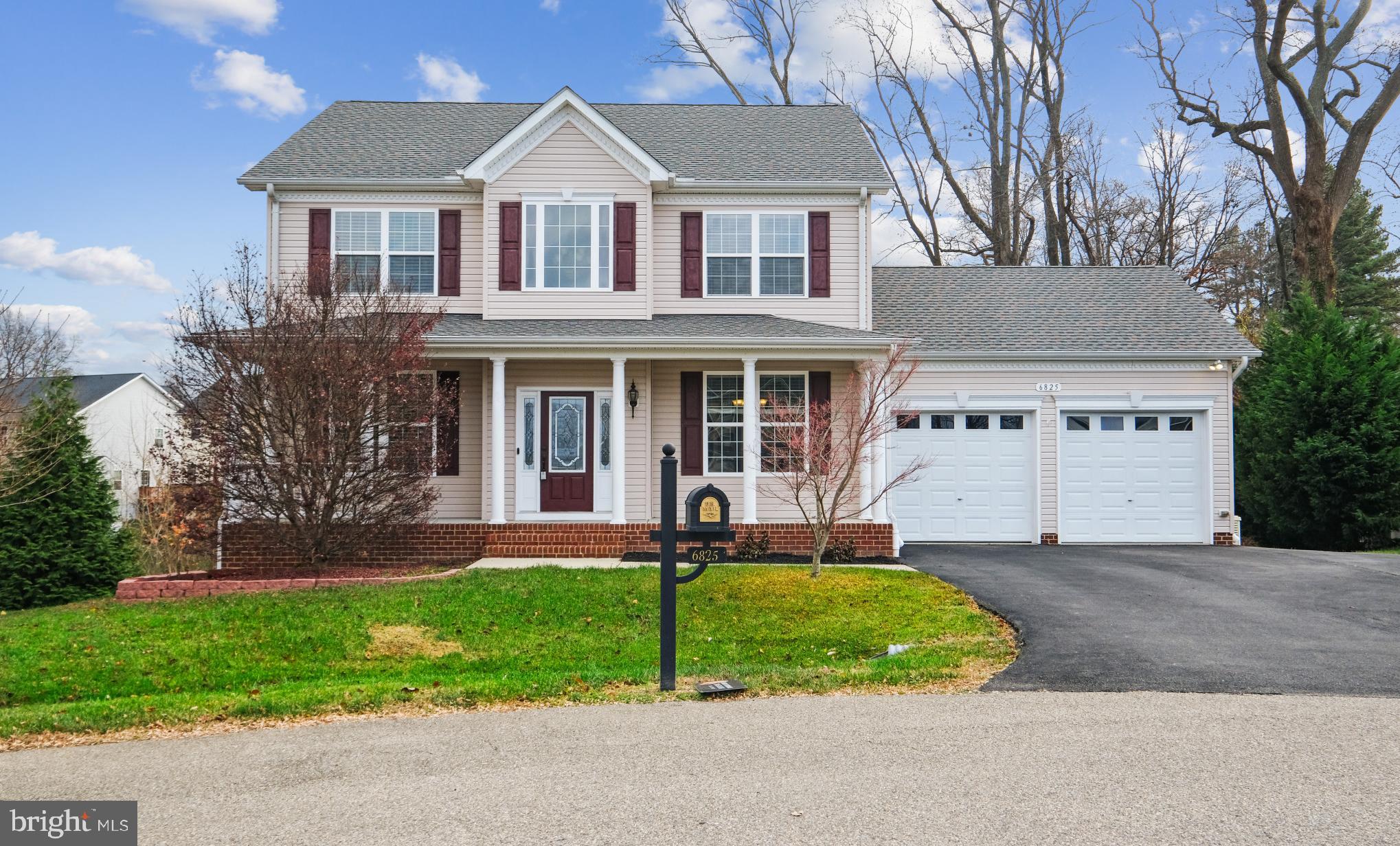 Energy star rated colonial situated on a cul-de-sac in Chesapeake Village features a covered front porch, gleaming hardwoods, refined crown molding, a 2-story foyer, a living room or study, and a formal dining room completed by chair rail trim. Chef ready, the gourmet kitchen boasts 42" wood cabinetry, sleek granite counters, a center island breakfast bar, a window with a view of the backyard, stainless steel appliances including a gas cooktop, and an open breakfast room with glass slider access to the screened deck. Adding to the entertainment venues is a spacious family room centered by a marble surround gas fireplace, a detailed mantle, and a lighted ceiling fan great for controlling the comfortable temperature. Owner’s suite presents a breezy lighted ceiling fan, a large walk-in closet and attached luxe bath with dual vanities, bench seating in a separate shower with crafted tile work, and a soaking tub for 2. The lower level offers a rec room with a wet bar, a games area, a bedroom, a full bath, a utility room, additional storage, and a walk-up to the fenced yard and paver patio. Close to Brownies Beach, The Bay, shopping, recreation, and 45 minutes to Washington and Annapolis. Welcome to new memories!