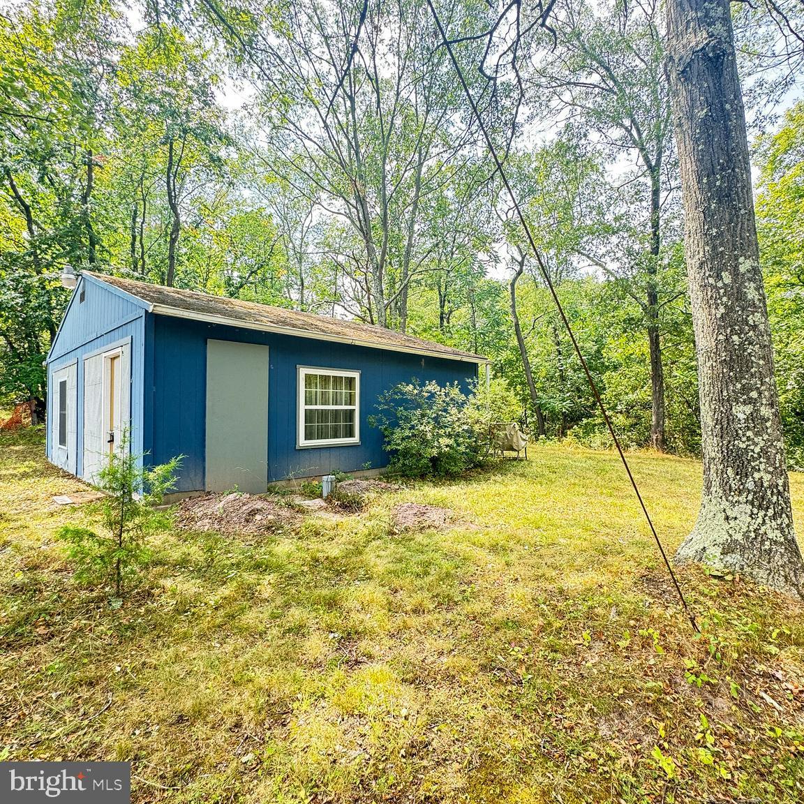 Nestled in a serene, wooded setting, this 3.5-acre parcel offers unparalleled privacy and tranquility.
Surrounded by mature trees, this property provides a natural haven for wildlife and a picturesque backdrop for your future dream home or weekend getaway.  This property has a 2-car garage that was converted to include electricity and camp-like living space.  With electricity, well, and septic already in place, this land is ideal for development, saving you time and effort.  Located off of state-maintained roads, just 40 minutes from shopping and restaurants in Winchester, VA, and 30 minutes to historic Berkeley Springs, WV. This property offers the perfect blend of natural beauty, convenience, and readiness for development. Don't miss this unique opportunity to own a slice of Wild and Wonderful WV! ***No drive-by traffic allowed. You must be accompanied by an agent. **The seller discloses that they have no knowledge regarding the operation or condition of the well or septic system on the property. Additionally, the seller is not aware of the exact property lines and boundaries. Buyers are advised to conduct their own inspections and surveys to ascertain the condition and exact boundaries and easements of the property prior to purchase. *