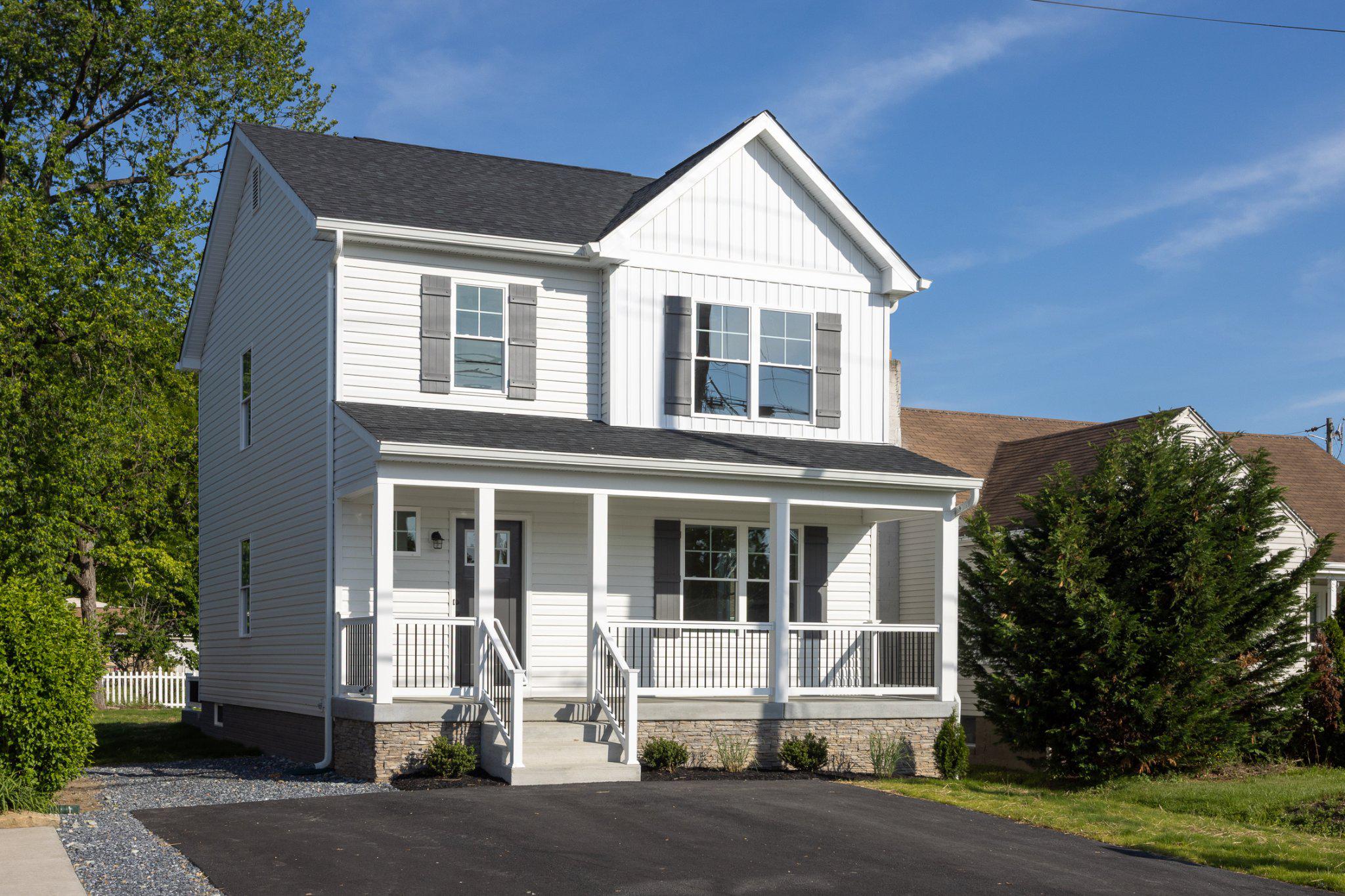 Brand new custom-built home in Sparrows Point, a true rare find in the highly desirable 21219 zip code. The crisp exterior with stone accents, grey shutters, and fresh landscaping is clean, timeless, and perfectly put together. This 3-bedroom, 3.5 bath home flows beautifully, with luxury vinyl plank flooring throughout the main level and the spacious kitchen and dining area completely open to each other, perfect for hosting. The kitchen is a showstopper with white cabinetry, a bold island with gold accents and a built-in mini fridge, plus all stainless-steel appliances. Sliders off the dining room open to a huge rear deck overlooking the large backyard. The living room features a custom shiplap wall, with a gas fireplace that’s both functional and a natural focal point. Upstairs offers a primary suite with a walk-in closet, its own bath with a double sink vanity and a custom tiled walk-in shower, two additional bedrooms upstairs and a full hall bath. The finished basement adds even more flexible space for a rec room, gym, or playroom, also with plenty of storage space and another beautiful full bathroom.  Brand new home you can’t beat just minutes from I-695 for an easy commute or quick errands, and close to North Point State Park, Millers Island, and waterfront restaurants. Water-oriented living at its finest, a lifestyle you’ll love.