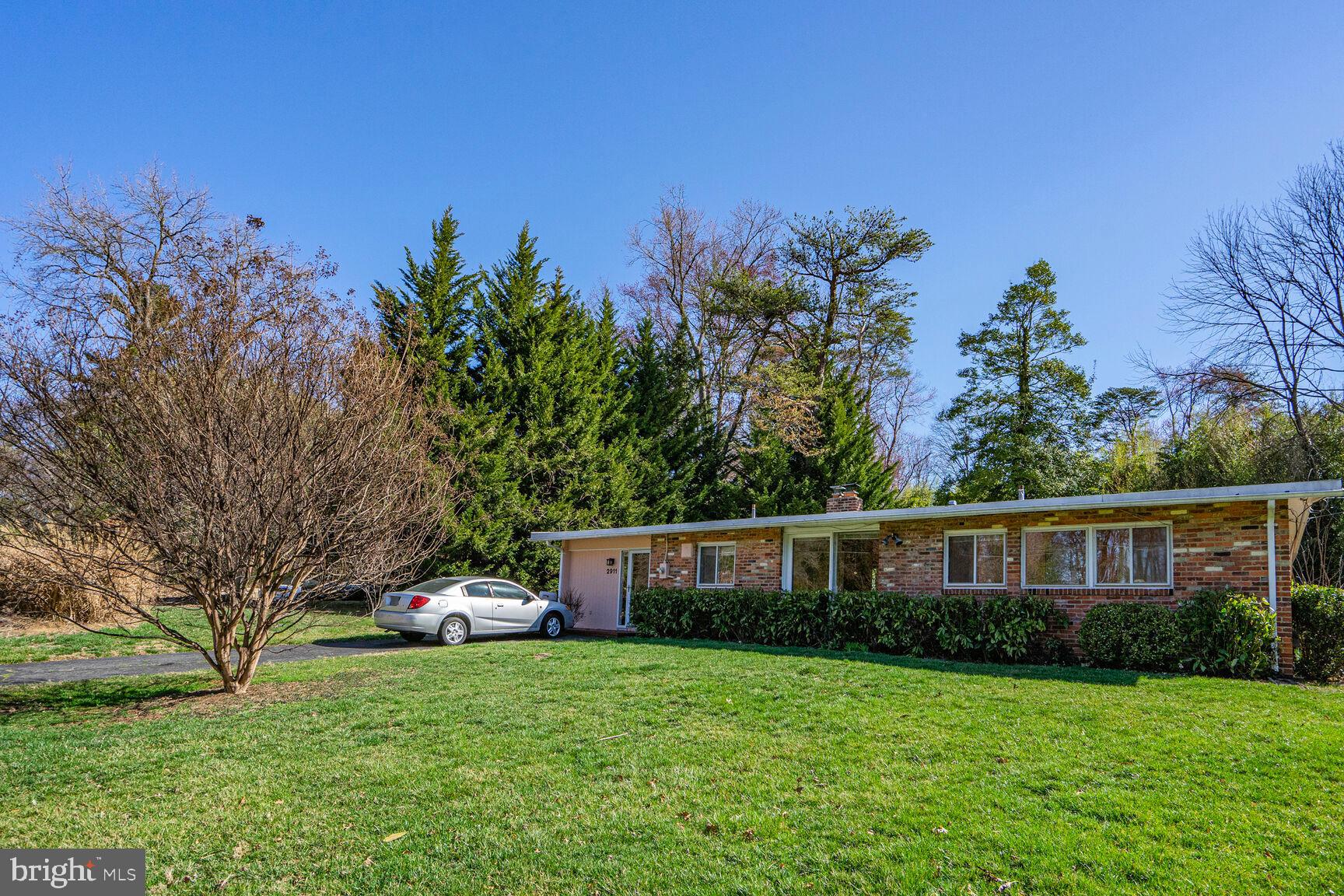 Welcome to this mid-century modern home with expanded floorplan in the highly desired Pine Spring neighborhood.  Huge windows and skylights make it very bright throughout.  3 bedrooms, 2 full bathrooms, w/large overhead storage spaces above bedroom closets.  The entry is into a converted carport, now the bonus room, with charming brick wall and paneling detail and great view into the private, flat, backyard.  The living room features a wood burning fireplace, vaulted ceilings, great flow to kitchen and dining rooms.  The other side of the house features the bedrooms, bathrooms, a huge hall storage closet, laundry and more.  The backyard patio calls new owners to al fresco dining or out to the firepit area in the large backyard with room to run and play.  11' x 4' outdoor shed.  Est service life of existing roof is 5-7 yrs; A/C system installed 2017/2018; 40 gallon gas water heater installed in 2011.  Close to Mosaic, Dunn Loring Metro and major commuting routes.  No HOA!