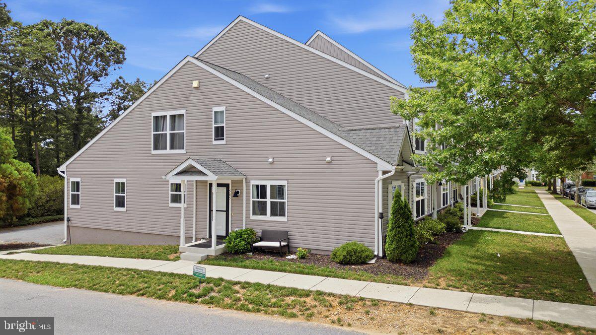 Move-in ready, one-owner end-unit townhome built in 2022, proudly owner-occupied and meticulously maintained, located in the desirable Patriot Square community. This home offers 4 bedrooms and 2.5 bathrooms, with a primary suite and private bathroom on the main level, along with a convenient half bath—perfect for main-level living.

The upper level features three additional bedrooms and one full bathroom, providing flexible space for family, guests, or a home office. The modern kitchen includes stainless steel appliances, including a dishwasher, stove, refrigerator, built-in microwave, and a washer and dryer that convey with the home.

Ideally situated less than one mile from shopping, dining, and historic downtown Easton, MD, this home offers comfort, convenience, and location. Patriot Square is a well-maintained community of 133 single-family and townhome residences, supported by an active Homeowners Association committed to preserving property values and fostering a welcoming neighborhood atmosphere.