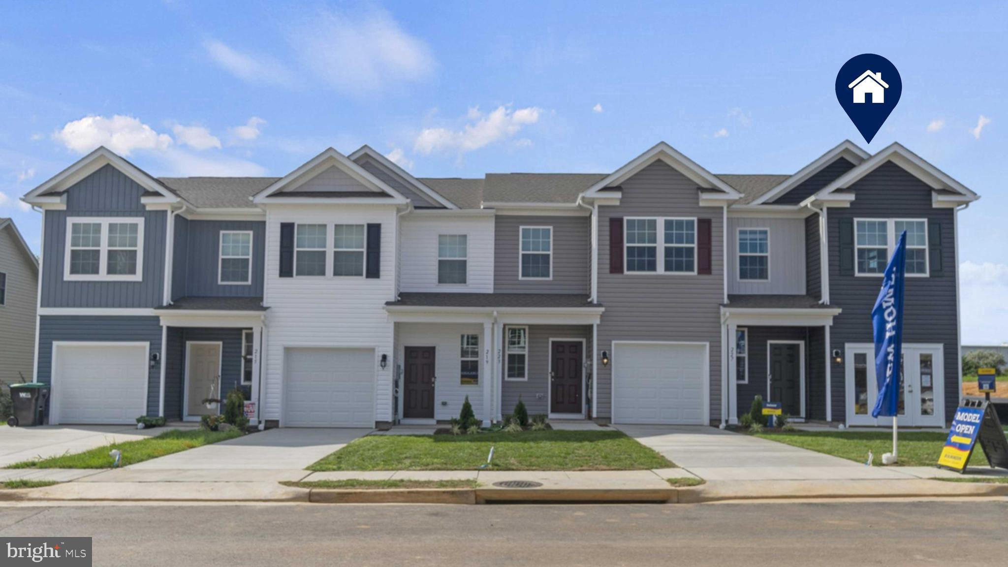 TO-BE-BUILT
THE DELMAR Interior Unit floorplan offers a spacious open-concept living space and eat-in kitchen on the first floor. The kitchen features shaker-style cabinets, quartz countertops, and stainless-steel Whirlpool appliances. The upper-level features 3 bedrooms, all with generous closet space, a hall bath, upstairs laundry, and spacious owner's suite that highlights a large walk-in closet and owners' bath with double vanity! 
ASK ABOUT INCENTIVES USING BUILDER PREFFERED LENDER- 

Pictures are similar not actual