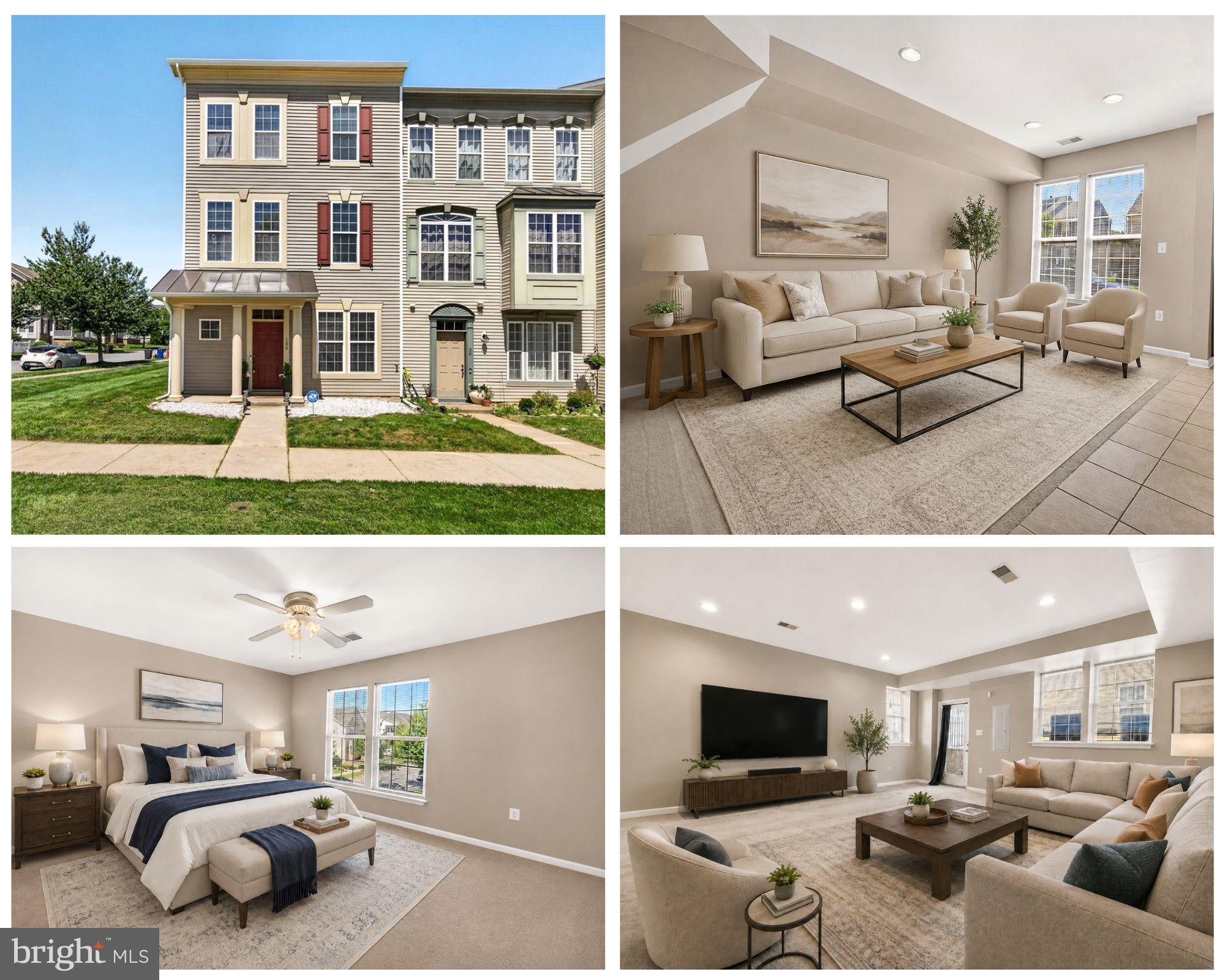 Welcome to Huntfield in Charles Town, WV, where this spacious home offers 3 fully finished levels, flexible living spaces, and a convenient location close to shopping, dining, and commuter routes. The main level features a comfortable family room, rec room, laundry room, and walk-up access to the backyard, providing excellent space for everyday living, entertaining, hobbies, or a home office. The second floor offers a bright living room, dining room with bay windows, and an open kitchen featuring a new stainless steel French door refrigerator. Upstairs, the owner’s bedroom includes two walk-in closets and a private full bathroom with a soaking tub and separate shower. Two additional nice-sized bedrooms and a second full bathroom complete the top level. A 2-car detached garage adds valuable parking and storage. Located in the desirable Huntfield neighborhood, this home offers space, convenience, and accessibility in a sought-after Charles Town location.