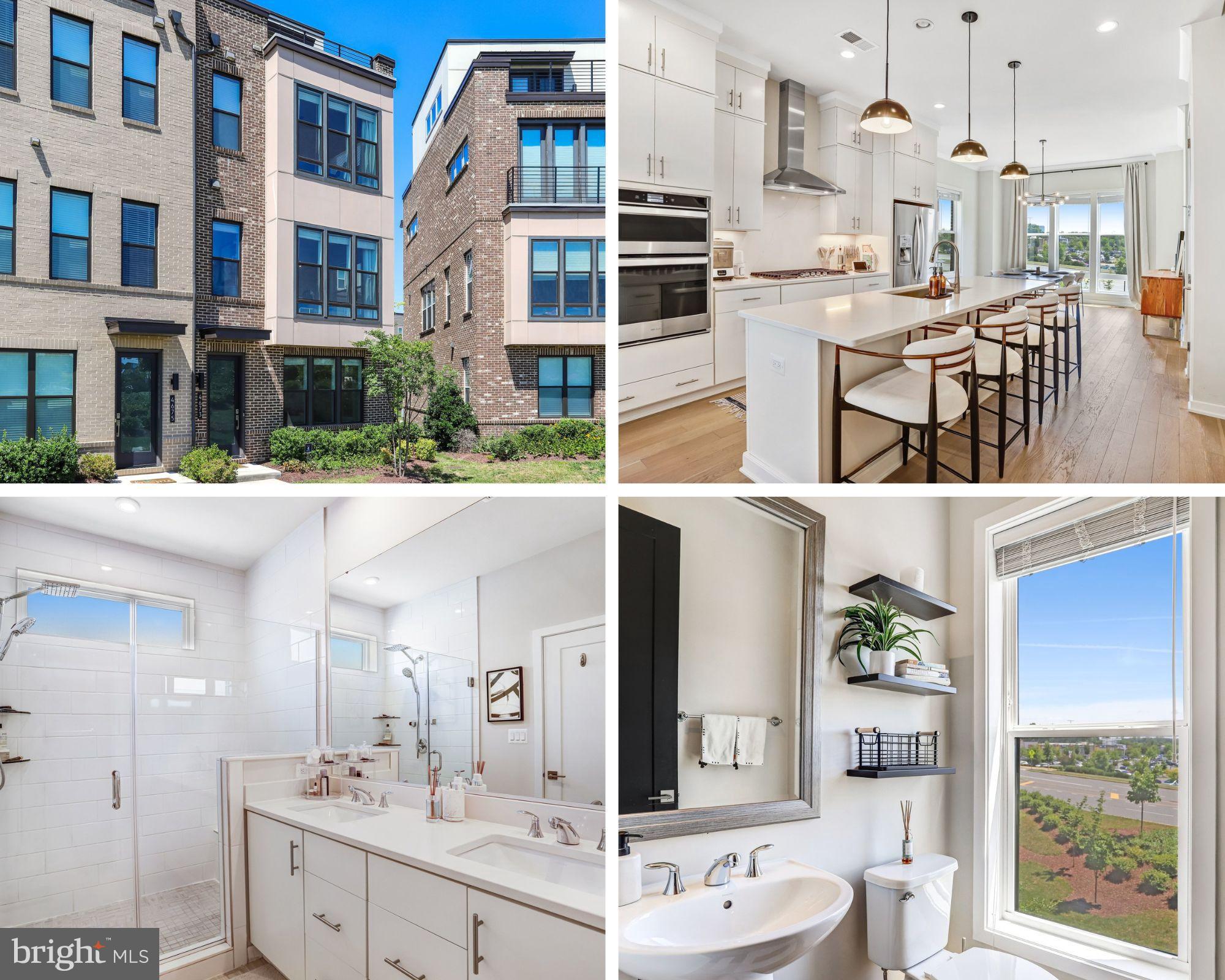 **VA Assumption loan opportunity with a 2.6% interest rate, available to veterans or active duty military! **Welcome to this beautifully upgraded end-unit townhome built in 2021 by Toll Brothers. Privately situated on a premium lot, this light-filled home offers approximately 2,300 square feet of thoughtfully designed living space, a two-car garage with EV charging, and two outdoor living areas, including a private rooftop terrace.
Enjoy an open-concept floor plan, chef's kitchen with oversized island with quartz countertops, upgraded cabinetry, custom closets throughout, and more. Smart home technology offers app-based control of the thermostat, garage door, and front door for added convenience. The versatile walk-out lower level includes a full bath and flexible space ideal for a guest suite, recreation room, or home office. Upstairs, the luxurious primary suite is complemented by a spacious secondary bedroom with a private full bath. The top-level loft offers additional living space, a wet bar rough-in, and direct access to the rooftop terrace, complete with gas and water connections and a modern outdoor gas fireplace. Peace of mind included! There is a radon mitigation system plus a structural warranty in effect until December of 2031.

Enjoy an unbeatable location just steps from Wegmans, Cava, Lazy Dog, and The Field at Commonwealth, with convenient access to Routes 28, 50, 66, the Dulles Toll Road, and Dulles Airport.