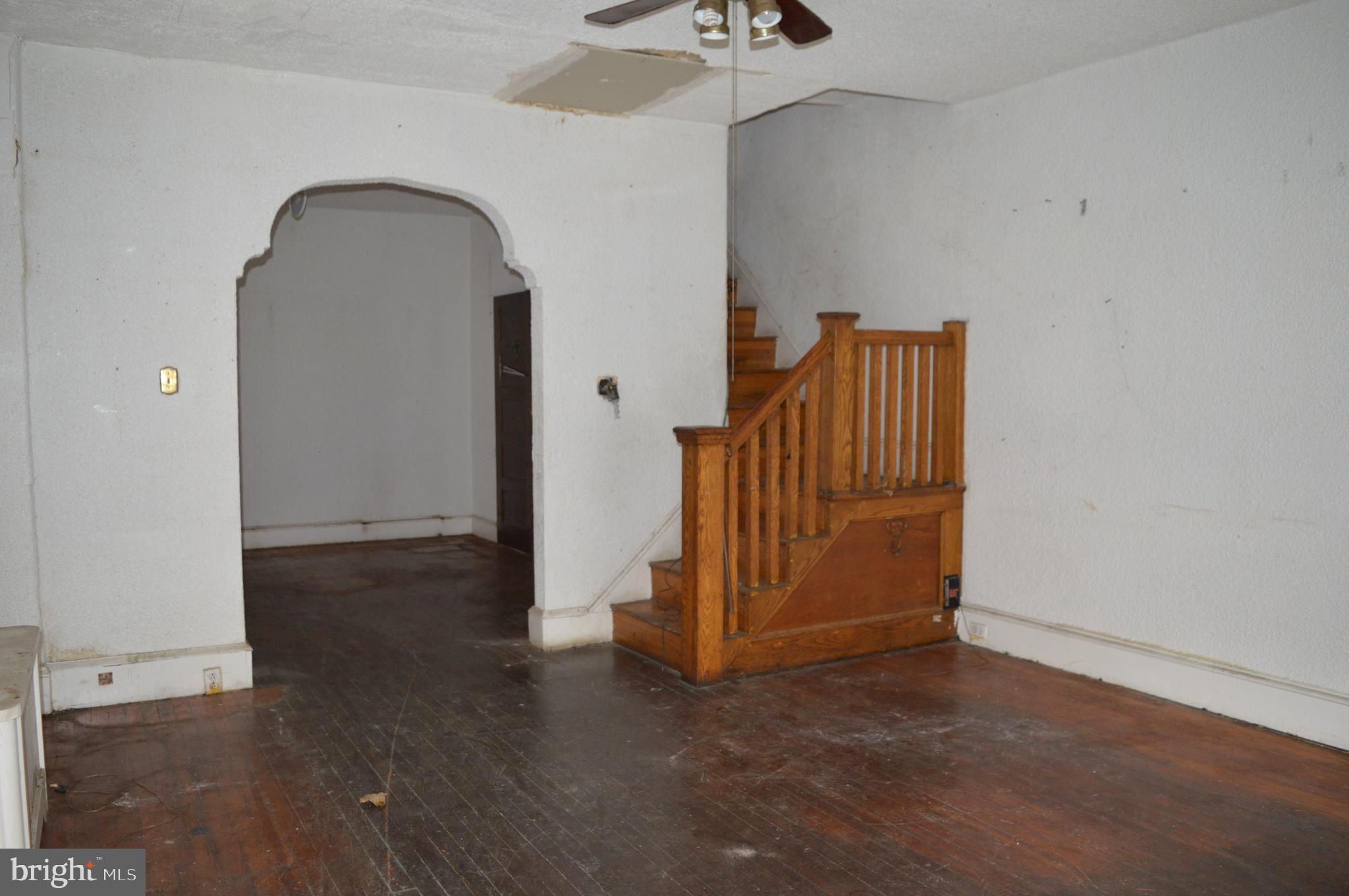 Welcome to this spacious 3 bed 1 bath home in a revitalizing area of north Philadelphia .  This home offers a large kitchen with center island.  Newer heating system, newer H2O tank , Large bedrooms , and a full basement.    This home is in need of  TLC and the footprint is here to make this your dream home.  Priced to sell with room for equity.  Ideal for a handy owner that has vision or for a seasoned investor that has materials and can make this addition to their rental portfolio.   Property is being sold in AS-IS condition and will not qualify for traditional funding!   Call to set up your private showing today.  ELECTRIC IS OFF PLEASE BRING FLASHLIGHT