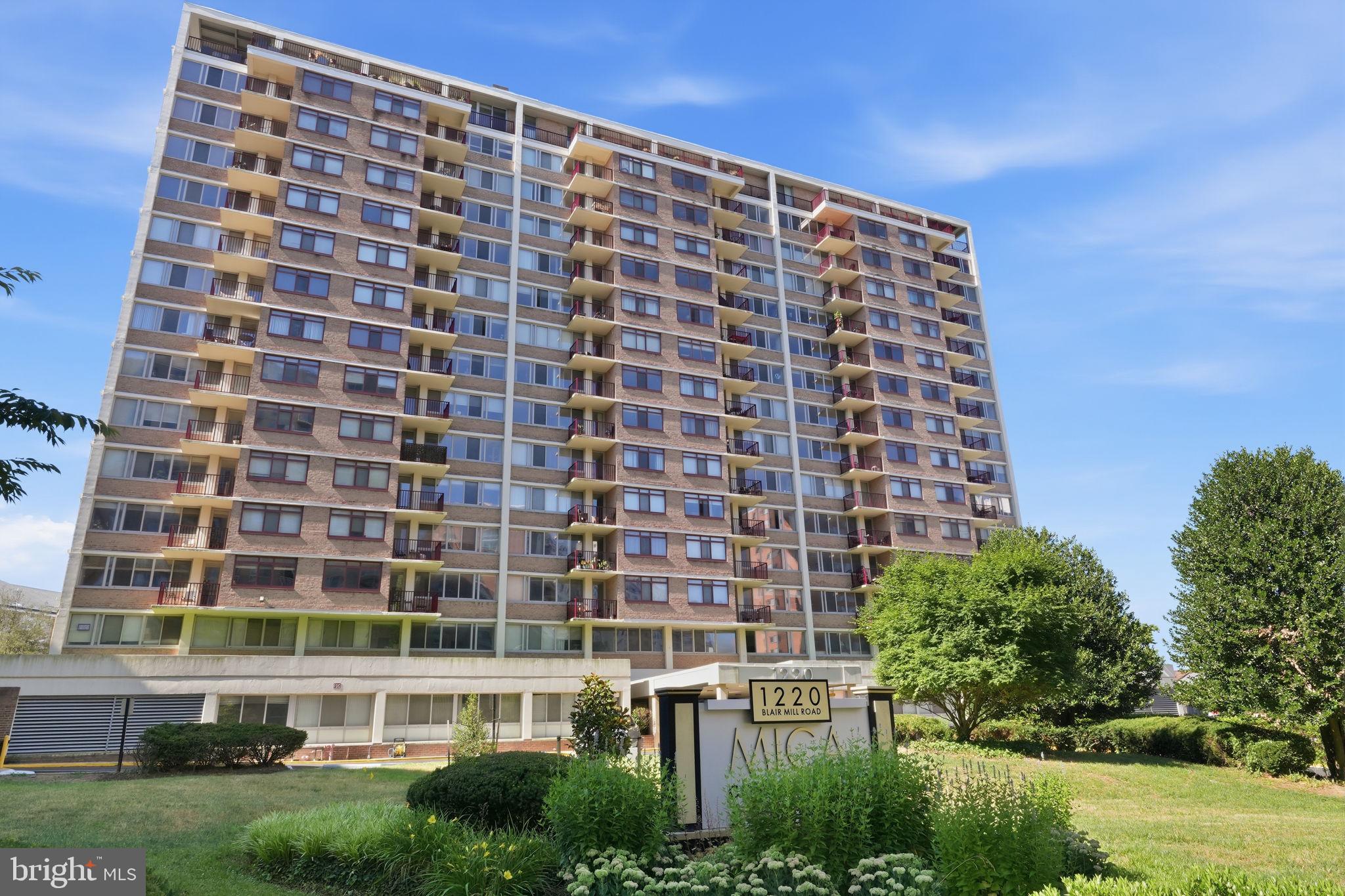 Welcome home to easy, all-in urban living in the heart of Downtown Silver Spring. This move-in-ready 1 bedroom, 1 bathroom condo includes all major utilities in the monthly condo fee. 

A rare corner unit full of natural light, with finishes that actually hold up. The updated kitchen features stainless steel appliances, granite counters, and freshly refaced cabinetry with great storage. Luxury vinyl plank floors run through the main living area, where a built-in desk adds function without taking over the room. The private balcony opens off the living space with downtown views, perfect for morning coffee or an evening outside. The generous sized bedroom offers new carpet and a walk-in closet with custom wood shelving.

Step outside and the whole neighborhood becomes your living room. Whole Foods, Blair Park Shopping Center, and restaurants minutes from your door. Catch a show at The Fillmore, a film at AFI Silver Theatre, then hop on the Metro into D.C. whenever you want more, no car required. 

Back at the building, cool off in the outdoor pool, work out in the fitness center, or gather in the community rooms. The Mica also offers the convenience of an on-site building manager, secured bike storage, and a welcoming community atmosphere. Residents enjoy garden and book clubs, monthly social activities, and a strong sense of connection. The building's WhatsApp group makes it easy to stay in touch with neighbors, whether you are looking to reserve an extra visitor parking pass, or simply keep up with community happenings.

Searching for an affordable Downtown Silver Spring condo with real value? This 1 bed 1 bath checks every box. Come have a look!