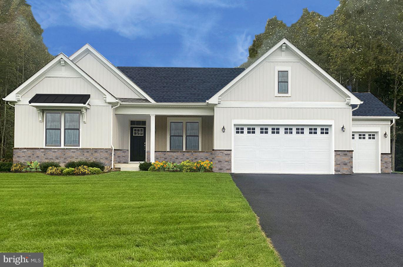 Welcome to Graywood Springs - A community of 39 luxury single-family homes set on spacious ½-acre homesites in a serene, wooded setting just 3 miles north of Lewes and 8 miles from the beach. Enjoy convenient access to a variety of shopping and dining options nearby.

Customize this To-Be-Built ranch-style home that perfectly blends Craftsman-inspired charm with modern comfort and functionality. Featuring three main-level bedrooms, this thoughtfully designed layout offers the ease of single-level living, ideal for both everyday life and effortless entertaining.

The heart of the home is a stunning designer kitchen, complete with a cooktop, double wall ovens, and an impressive 8-foot island. A sunlit dining area and oversized great room provide the perfect flow for gathering with family and friends. Personalize your space with options such as a cozy fireplace, elegant coffered ceiling, or an extended great room layout.

Take the party outdoors by adding a covered porch, paver patio, or deck—ideal for enjoying the natural surroundings.

At the end of the day, retreat to the tranquil owner’s suite featuring a generous walk-in closet, double vanity, and a luxurious shower with a built-in seat. For added indulgence, choose the alternate layout with a freestanding soaking tub.   A split bedroom design gives this home lots of privacy.  Two bedrooms with a shared bath and well-placed windows allow lots of natural light.  Further customize your home by making the owner’s choice room a library, formal dining room, or 4th bedroom to accommodate the needs of your family. Increase the size of your home by adding a loft, bedroom and  bath upstairs.  Homes are built with a 4 foot conditioned crawl space and basements are site specific at additional cost.  The is a “to-be-built’ home.  Photos are of a similar home options may vary, different front elevations are available.  Located in the Cape Henlopen School District.  Price shown is the base price.  Photos of similar homes. On-site, unlicensed salespeople represent Timberlake Homes only.

Please contact on-site sales manager for current incentives, including a military discount.