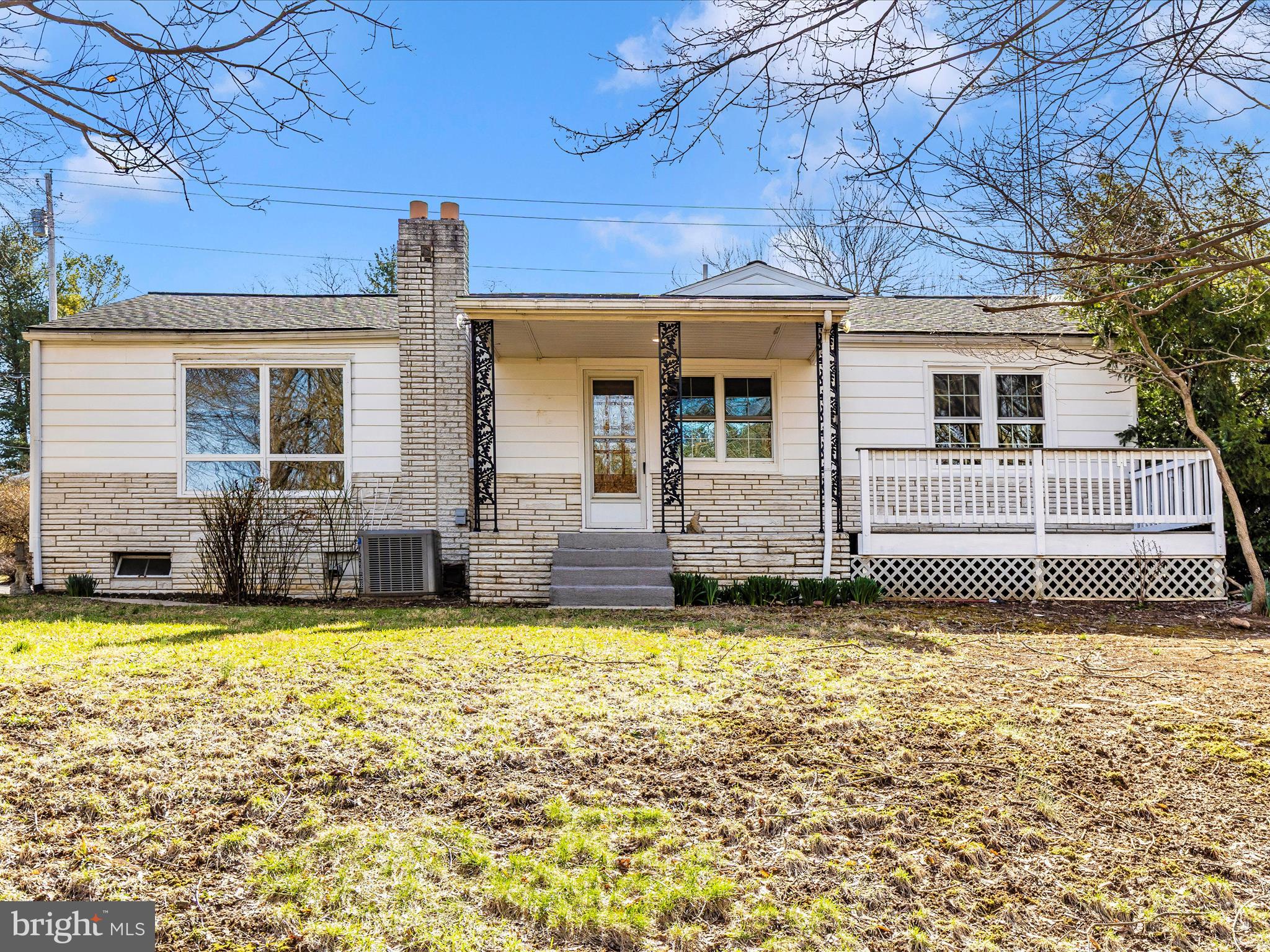 Charming, Newly Remodeled Rancher nestled on two partially wooded lots totaling 1.96 Acres!  This beautifully updated rancher offers the perfect blend of tranquility and convenience—just minutes from shopping in both Maryland and Pennsylvania.
Step inside to discover a spacious primary bedroom featuring a brand-new en-suite bath. Two additional bedrooms provide flexibility, with one thoughtfully designed to include a laundry area with a new stackable washer/dryer for added convenience.
The inviting family room boasts a cozy wood stove and seamlessly connects to the dining area, where sliding glass doors open to a covered patio—perfect for outdoor relaxation. A separate game room offers plenty of space for entertainment, including room for a large-screen TV.
At the heart of the home, the fully remodeled kitchen shines with brand-new cabinetry, quartz countertops, and flooring. Major updates in recent years include updated electrical, roof, well pump, and pressure tank, new water conditioning system and water softener ensuring peace of mind for years to come. One year home warranty of owner's choice included.
Don't miss this opportunity to own a beautifully updated home in a prime location! Schedule your showing today!