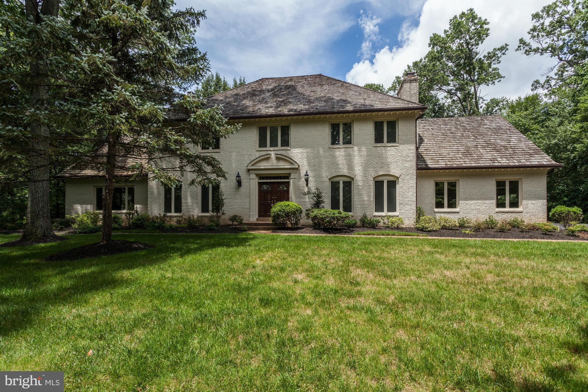 Custom built colonial offering class & outstanding value * Incomparable in this price range & location *  Sited on 5 private acres, w/ 6,000 sf of elegant living w/ large, open, sun drenched rooms with scenic views * Generous room sizes * Flows perfectly for entertaining * Walkout lower level w/ in-law suite *Breathtaking backyard w/ expansive slate patios, Fieldstone sitting wall & large deck