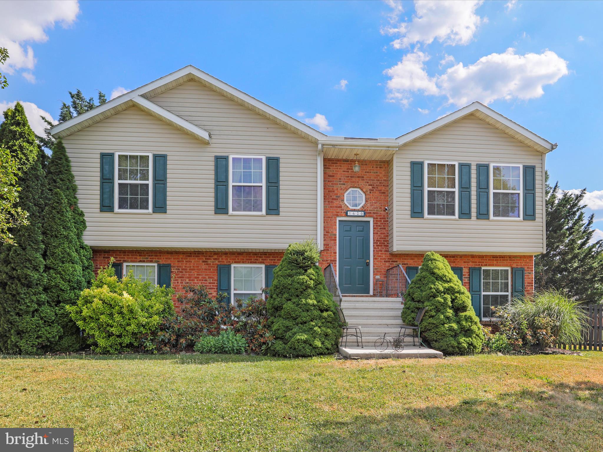 Welcome to Nottingham Meadows. This large 3BR/2bath Split Level Home Offers Over 2,000 Sqft of Finished Living Space Situated on a Corner Lot. Upon Entry you are Greeted with an Open Floorplan Living Room, Dining and Kitchen. From the Kitchen/Dining room Combo you can Access the Deck Overlooking your Private, Fenced Rear Yard. The Main Level Offers 3 Spacious Bedrooms Highlighted by the Primary Suite with a Full Bath. The lower level is Partially Finished and Offers a Rough-In for a 3rd Full Bath. Home needs some cosmetic work. No More Showings.
