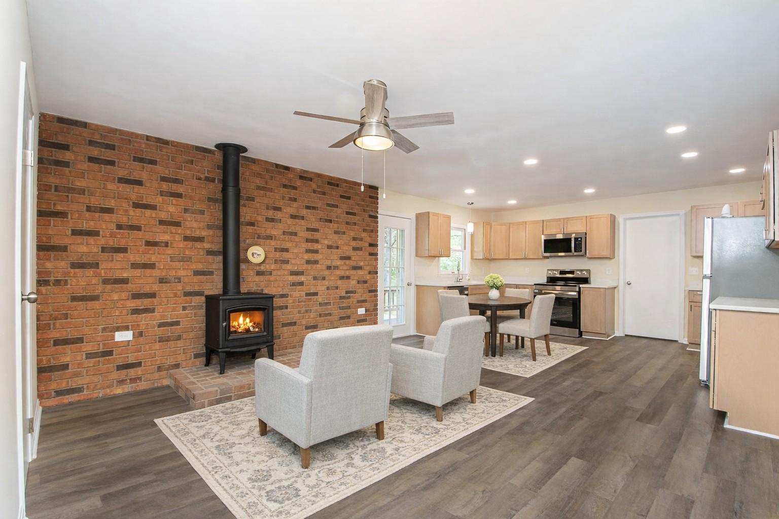 Short Term Rental Opportunity per community management. 

Come view this beautifully remodeled home tucked away in Apple Mountain—a hidden gem offering peaceful lakeside living just minutes from the Town of Front Royal in Warren County, Linden, VA. Ideally situated on the lower portion of the community, this home provides convenient access to I-66, making it an excellent choice for commuters.

Residents enjoy a variety of amenities, including a private lake with access for fishing, kayaking, and relaxing. The community also features picnic areas, basketball and tennis courts, and a playground with a tot lot for the little ones.

This totally renovated 1900 square foot home sits on appx. one acre of flat land. Featuring one level living with brand-new flooring throughout, fresh paint inside and out, all new stainless steel appliances. The kitchen shines with quartz countertops, soft-close cabinets, and updated lighting, creating a bright and inviting space for everyday living and entertaining. A separate laundry room with pantry storage adds convenience and extra space. 

The spacious primary bedroom features a private bath and a walk-in closet, offering a comfortable retreat. Large porches provide the perfect place to relax and enjoy the quiet surroundings, while the two-car garage with a paved driveway offers easy access and plenty of parking.

Nearly everything in this home has been replaced or updated, offering the feel of brand-new construction with modern finishes throughout. The exterior home has a new roof installed in 2023, new HVAC 2025, exterior painted 2025, on 3/31/2026 VA Septic System Inspection completed.

According to information provided by the community management company, Apple Mountain currently does not restrict short-term rentals. Purchasers are responsible for confirming all applicable county STR/Airbnb guidelines and requirements. 

Airbnb, VRBO, STR, Vacation Rental, Investment Property