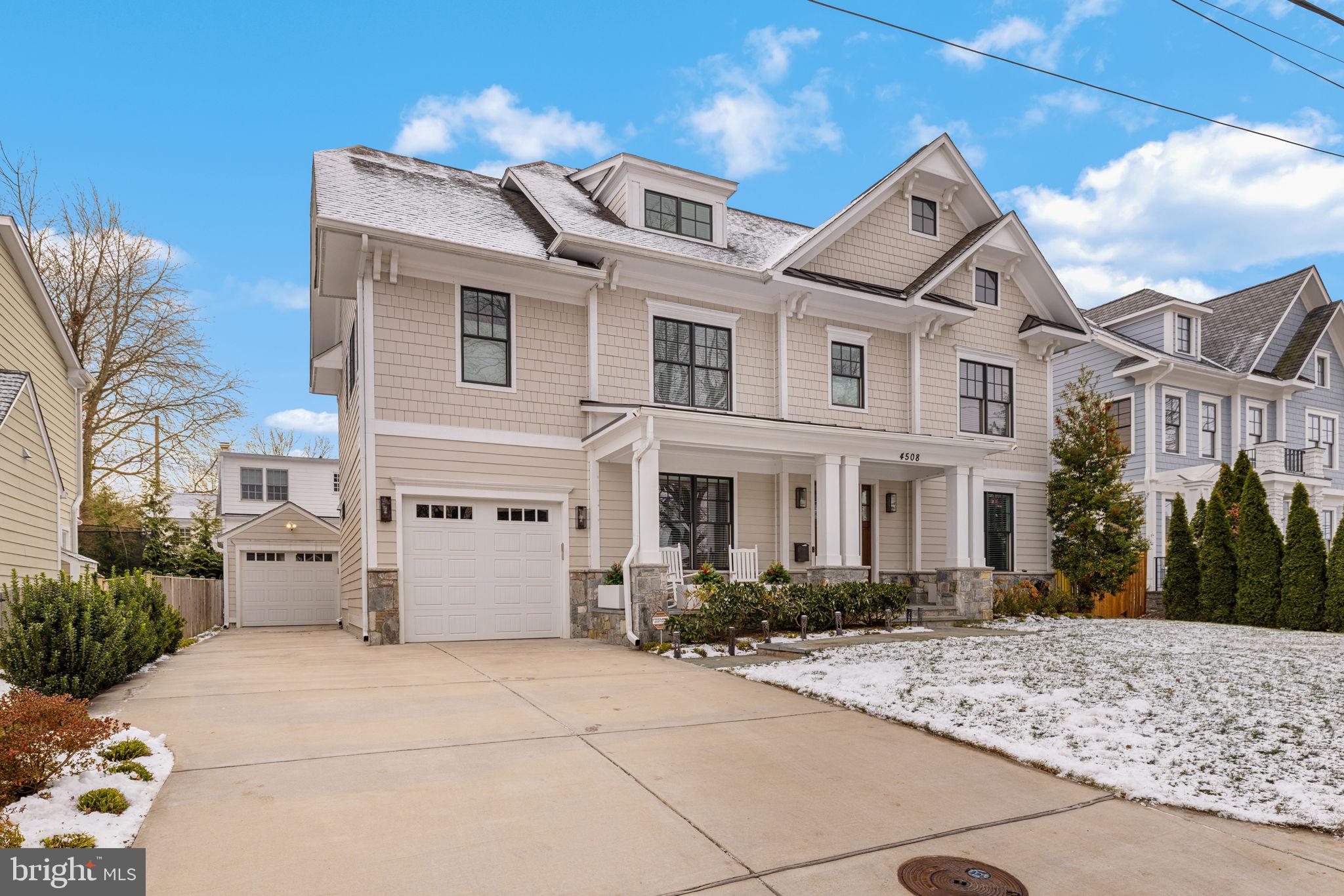 NEW PRICE for this stunning Arts & Crafts home in close-in Bethesda. 
Designed by Claude Lapp, built by M&M and meticulously cared for and gently lived in , this home is BETTER THAN NEW. 
Same team is building  their next dream house!!!  It's almost ready and they are ready for your offer! 
Time for you to step up to your next dream house. The stars are aligned, new low price, interest rates dropped, Spring is upon us. 
6 BR, 5.5 Baths, 4 finished levels.
Timeless style, comfort and luxury meet with deep crown molding, high ceilings, open floor plan,  coffered ceiling, Deluxe kitchen Thermador Professional SS appliances, mudroom with cubbies, pantry and coat closet, oak hardwoods, plush carpet and more...Sunny southern exposure is the cherry on top of this delicious home. 
Come see for yourself before it's too late.  
 Oh BTW...a rare bonus:  a detached 1 car garage in addition to the attached 1 car garage and parking for 6 more cars off street. 
5527 sf lot (.13 acres), fully fenced yard with irrigation system (low maintenance) , Bethesda 20814, BCC cluster, and more.