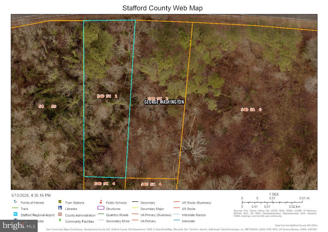 HOLLY RIDGE SUBDIVISION, STAFFORD COUNTY, VA. LOT 1 - 248 WHITE OAK ROAD (CONTAINING 16,868SF), UNDEVELOPED LOT WITH R-1 (SUBURBAN RESIDENTIAL) ZONING, BUYER TO VERIFY AND ALL INFORMATION FROM COUNTY ***  ABUTTING LOT FOR SALE AS WELL - 256 WHITE OAK RD
