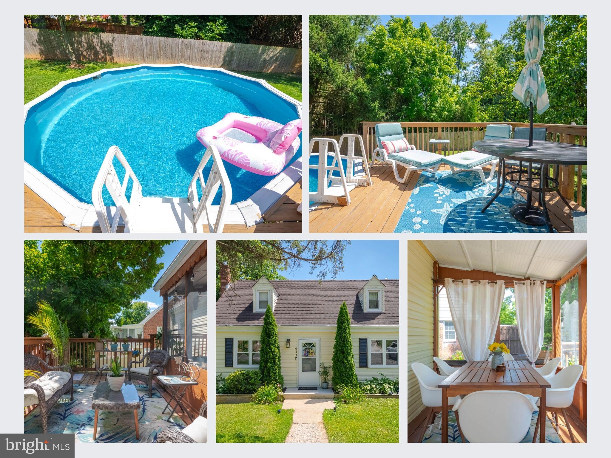 SOME HOMES ARE SIMPLY A PLACE TO LIVE—THIS ONE IS WHERE MEMORIES ARE MADE. Picture slow mornings with coffee on the screened porch, afternoons spent cooling off in the pool, evenings gathered around the fire pit, and weekends filled with laughter on the expansive deck. Designed for both everyday comfort and effortless entertaining, this charming Cape Cod offers the spaces where life's best moments naturally unfold.

Inside, WARM HARDWOOD FLOORS, FRESH PAINT, and abundant natural light create a welcoming atmosphere from the moment you arrive. The UPDATED KITCHEN, featuring STAINLESS STEEL APPLIANCES, flows seamlessly into the dining area, making it easy to stay connected whether preparing a holiday meal, hosting friends, or enjoying a quiet dinner at home. A NEWER ROOF adds peace of mind, allowing you to focus on enjoying your new home instead of worrying about major projects.

The FINISHED LOWER LEVEL provides valuable additional living space ready to become your media room, recreation area, fitness space, hobby room, or home office. Upstairs, the spacious PRIMARY SUITE includes an adjoining flex area that's perfect as a reading retreat, workspace, dressing area, or exercise room. Two additional bedrooms and TWO BEAUTIFULLY UPDATED FULL BATHROOMS provide comfort and versatility.

Step outside and discover your own private backyard retreat. The SCREENED PORCH, EXPANSIVE DECK, COVERED PATIO, ABOVE-GROUND POOL WITH SUN DECK, FIRE PIT, and FULLY FENCED BACKYARD surrounded by mature landscaping create the perfect setting for everything from peaceful evenings to lively get-togethers. A THREE-CAR DRIVEWAY provides generous off-street parking, while the kitchen appliances, washer, dryer, and pool equipment all convey.

Ideally located in the heart of Cockeysville, you'll enjoy convenient access to Hunt Valley, York Road shopping and dining, Oregon Ridge Park, I-83, and the Warren Road Light Rail station, making recreation, commuting, and everyday conveniences all easily accessible.

IF YOU'VE BEEN SEARCHING FOR A HOME THAT OFFERS COMFORT, FLEXIBILITY, AND SPACES THAT INVITE YOU TO RELAX, ENTERTAIN, AND ENJOY EVERY SEASON, THIS COULD BE THE ONE. Check out the Immersive 360 Matterport tour and Drone footage and schedule your private tour today to see why this home feels so special.