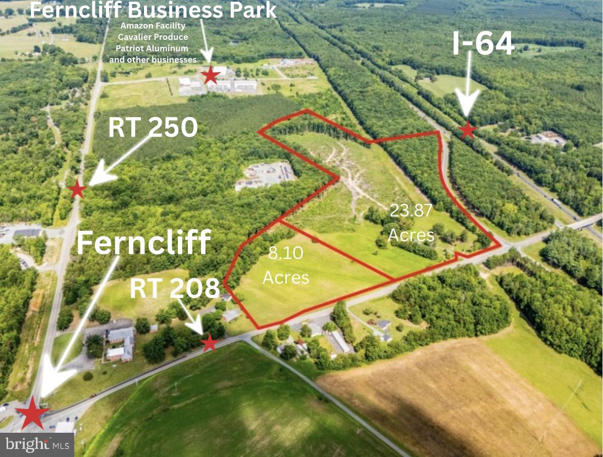 Unlock the potential of this exceptional 31.97-acre commercial parcel in one of Central Virginia's fastest-growing development corridors. Recently cleared, the property offers a significant head start for construction while providing ample space to design and develop a project tailored to your vision.

Ideally positioned in an expanding commercial area along the I-64 corridor, this versatile tract is well suited for a broad range of uses, including gas stations, warehouse and distribution facilities, manufacturing, flex industrial space, retail centers, office buildings, townhome communities, mixed-use developments, and other commercial ventures.

An added advantage is that public water and sewer is now available for connection, significantly enhancing the property's development potential. Access to public water supports a wide range of commercial, industrial, residential, and mixed-use projects while reducing infrastructure hurdles for future development, making this an even more attractive opportunity for developers and investors.

With excellent access, high visibility, and location in Louisa County's continued residential and commercial growth, this property presents an outstanding investment opportunity for developers, investors, and businesses seeking to capitalize on one of Central Virginia's most promising markets. Whether you're planning a large-scale commercial project or a mixed-use development, this prime parcel offers the space, flexibility, and strategic location to bring your vision to life.