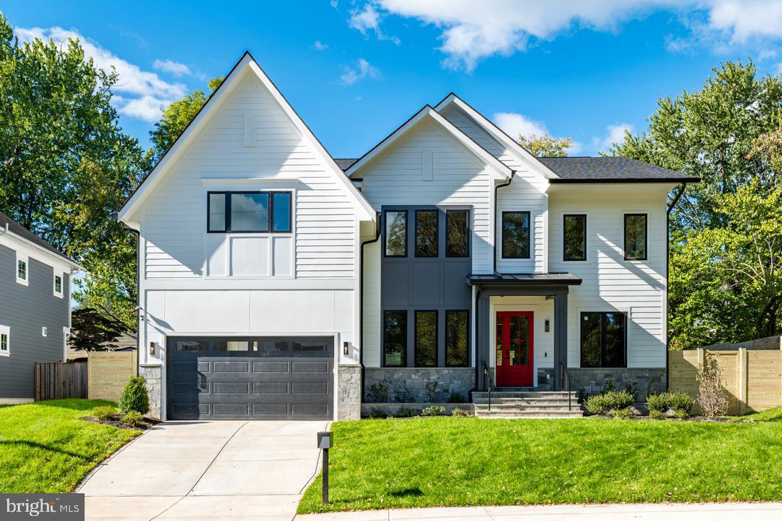 Immediate delivery!  Luxury living is redefined in this dream home located in this highly sought-after Vienna neighborhood. The main level showcases an open floor plan with 10 ft ceilings, with 9 ft ceilings in the upper and lower levels.  This home boasts an abundance of natural lighting largely attributed to the architecture and placement of the windows.  Keeping with the natural theme, the home has hardwood floors throughout all three levels.  Featuring six bedrooms, to include a main level guest suite, six full baths and one half-baths.  The main level features a home office.  Second floor luxurious primary bedroom suite features oversized walk-in closets, double vanities, large primary bathroom shower, freestanding soaking tub, and heated floors for the cold winter months.  Spacious second floor laundry room.  The walk-up basement utilizes the open floor plan to maximize living space and functionality, to include a large recreation room, bedroom, one full bathroom, media room, wet bar and a spare room for your fitness room/gym/studio.  The fireplace is an extra added bonus.

Entertain your guests in the gourmet kitchen with an island, high-end stainless steel appliance package, beautiful tiles and glamorous lighting selections.  The family/great room features coffered tray ceilings with a gas fireplace that opens up to the inviting porch.  The indoor/outdoor transition is seamless, highlighting the yard.  Two car garage with an electrical car charger outlet available for your convenience.  This home is wired with Cat 6 (for high-speed internet) and cable throughout.  Dual zone HVAC units are installed for comfort living.