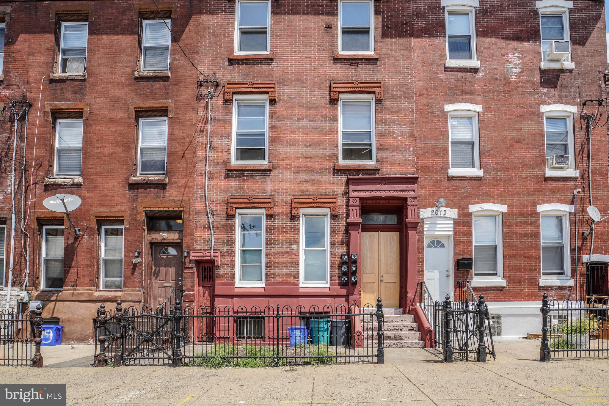 Attention investors and owner occupants alike! Presenting 2011 E Allegheny Avenue in the Kensington section of Philadelphia. Approach a tall, red brick multi-unit townhome with six units. Each of the units have one bedroom and one bathroom and each have there own features but vary from newer carpeting, tiled bathrooms with ceramic accents, and replacement windows throughout. Located above Frankford Avenue, close to public transportation, local shopping centers, and a very short commute to Center City. Instant equity and a constant cash flow await at this multi-unit property in an up and ever expanding section of the city.